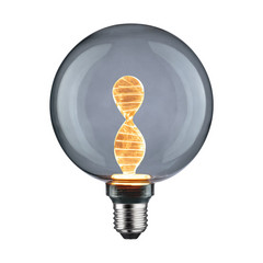 Paulmann LED-pære E27 3,5W Helix 1800K G125 smoke