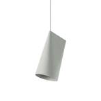 Ceramic Narrow Pendant Light Grey - Moebe