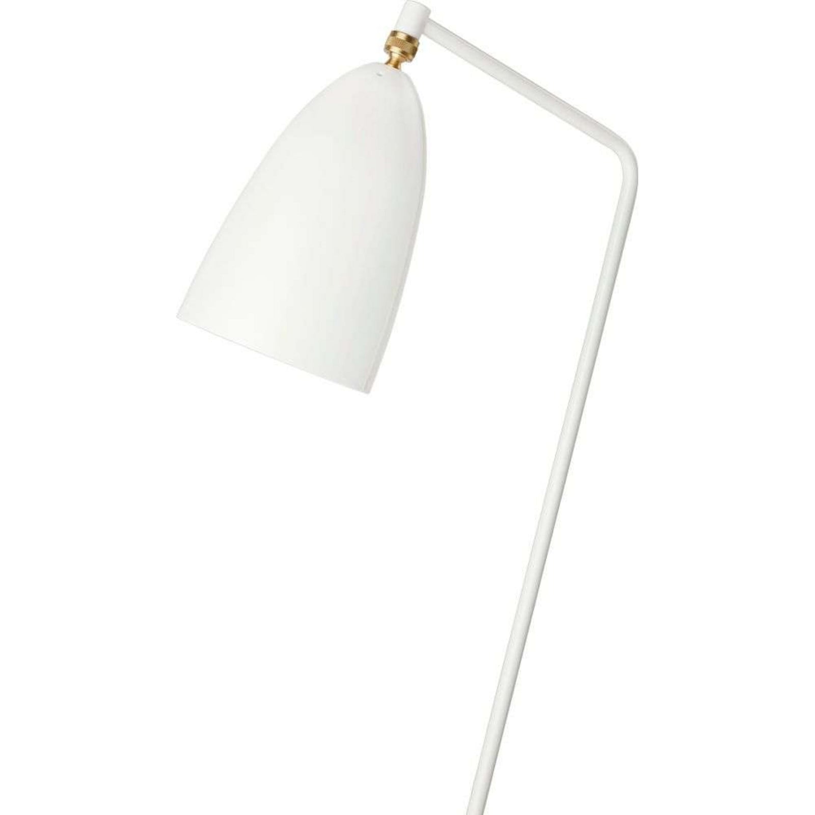 Gräshoppa Gulvlampe Glossy Alabaster White GUBI - Stue - Metal