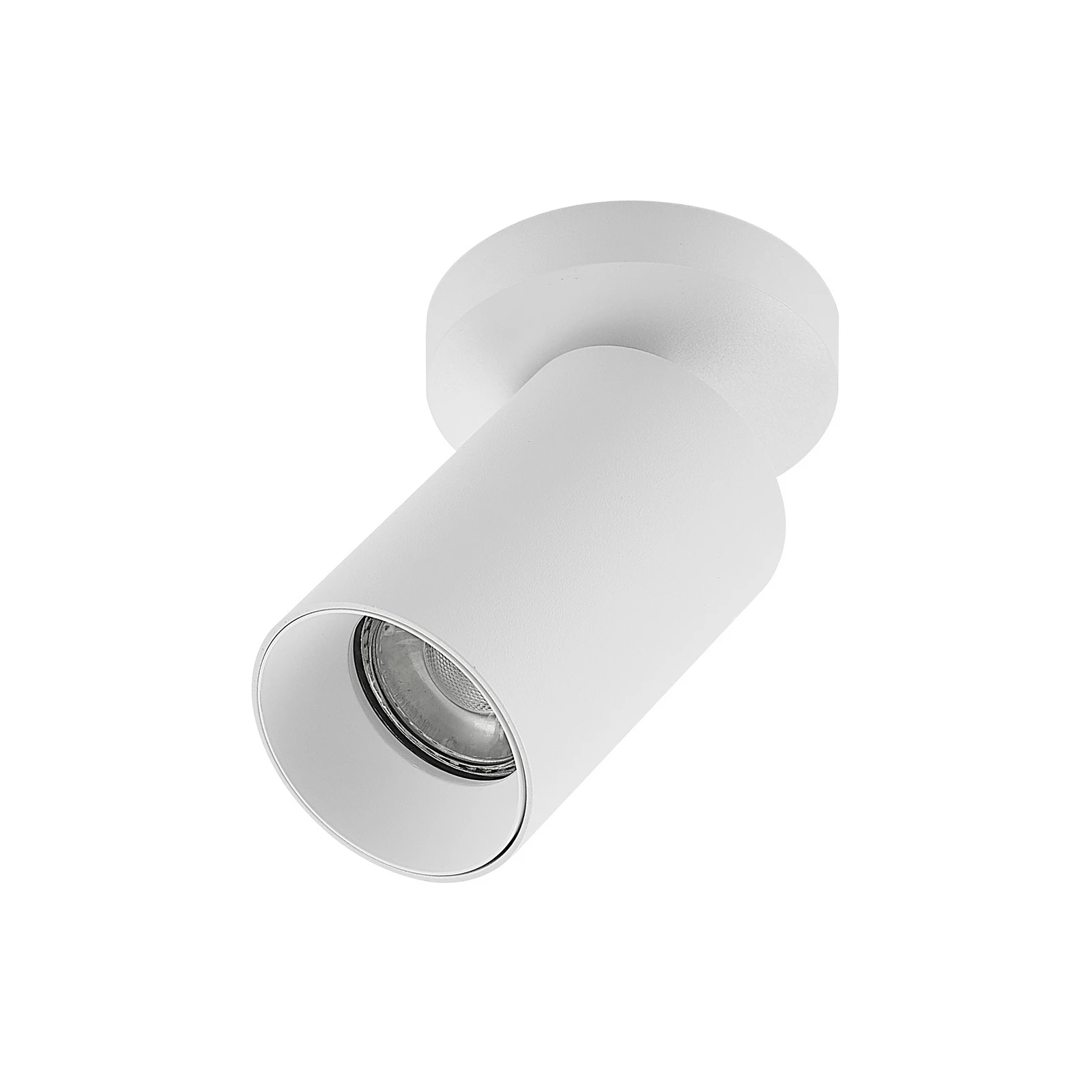 Arcchio Foco Brinja, blanco, redondo, 12 cm de alto, Ø 6 cm