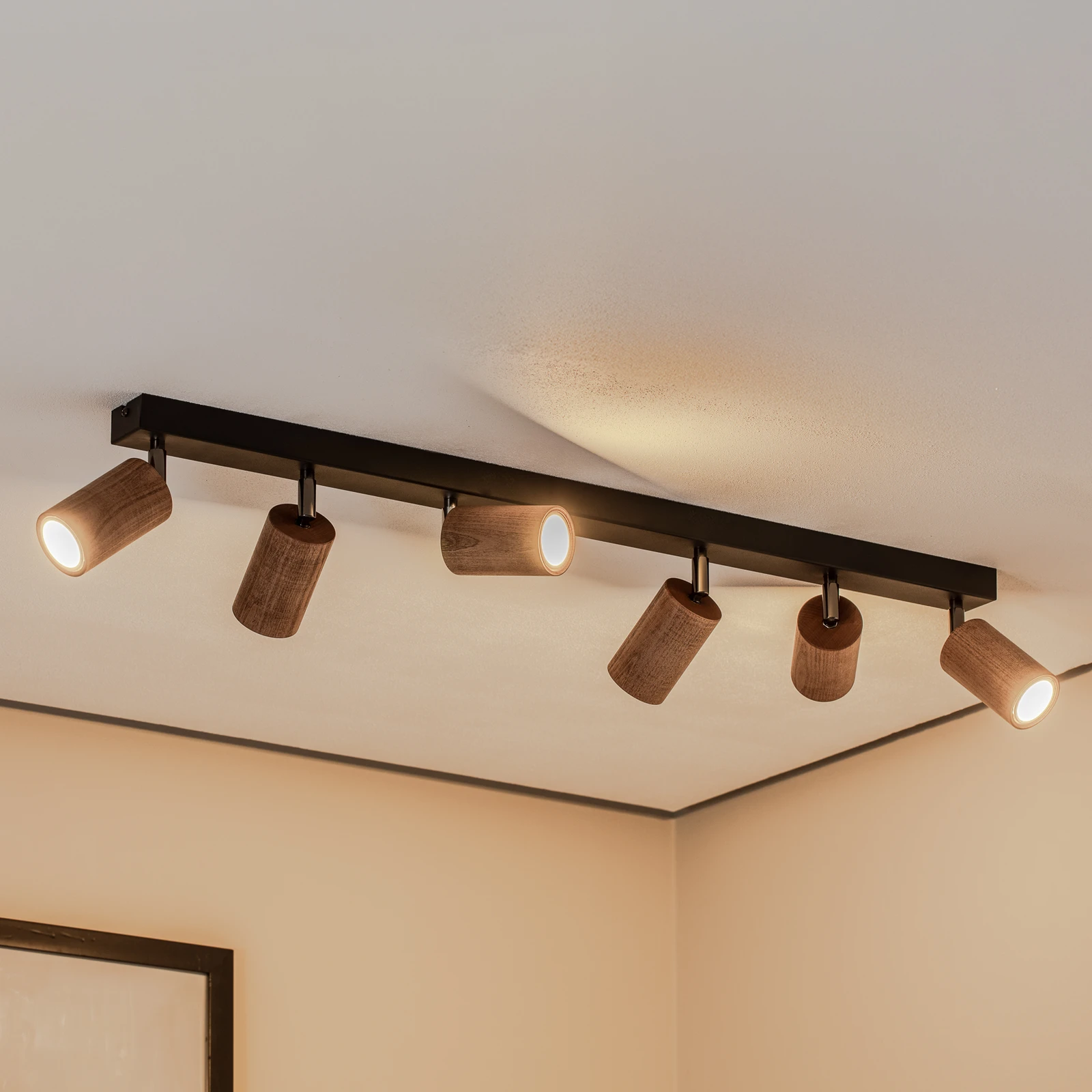 TRIO Moderne Plafondspot Pago - twee verstelbare spots (GU10) - Mat