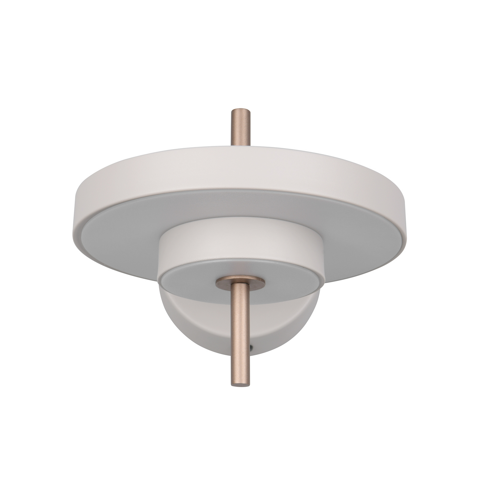 LED stenska svetilka Keaton, svetlo siva, Ø 20 cm, kovina, CCT LED stenska svetilka Keaton, svetlo siva, Ø 20 cm, kovina, CCT