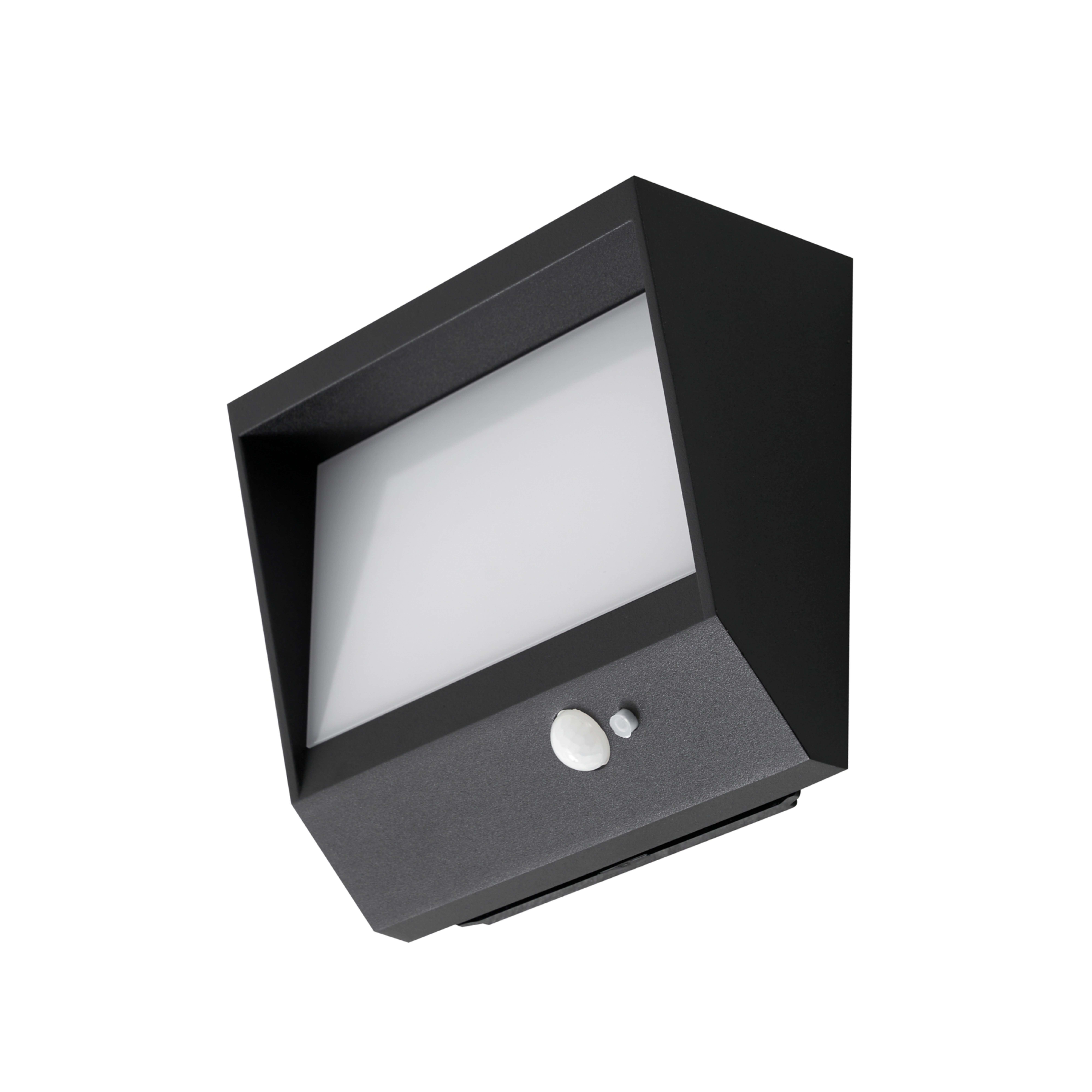 Dava Solarzelle Wandleuchte W/Sensor H14 Schwarz - Lucande