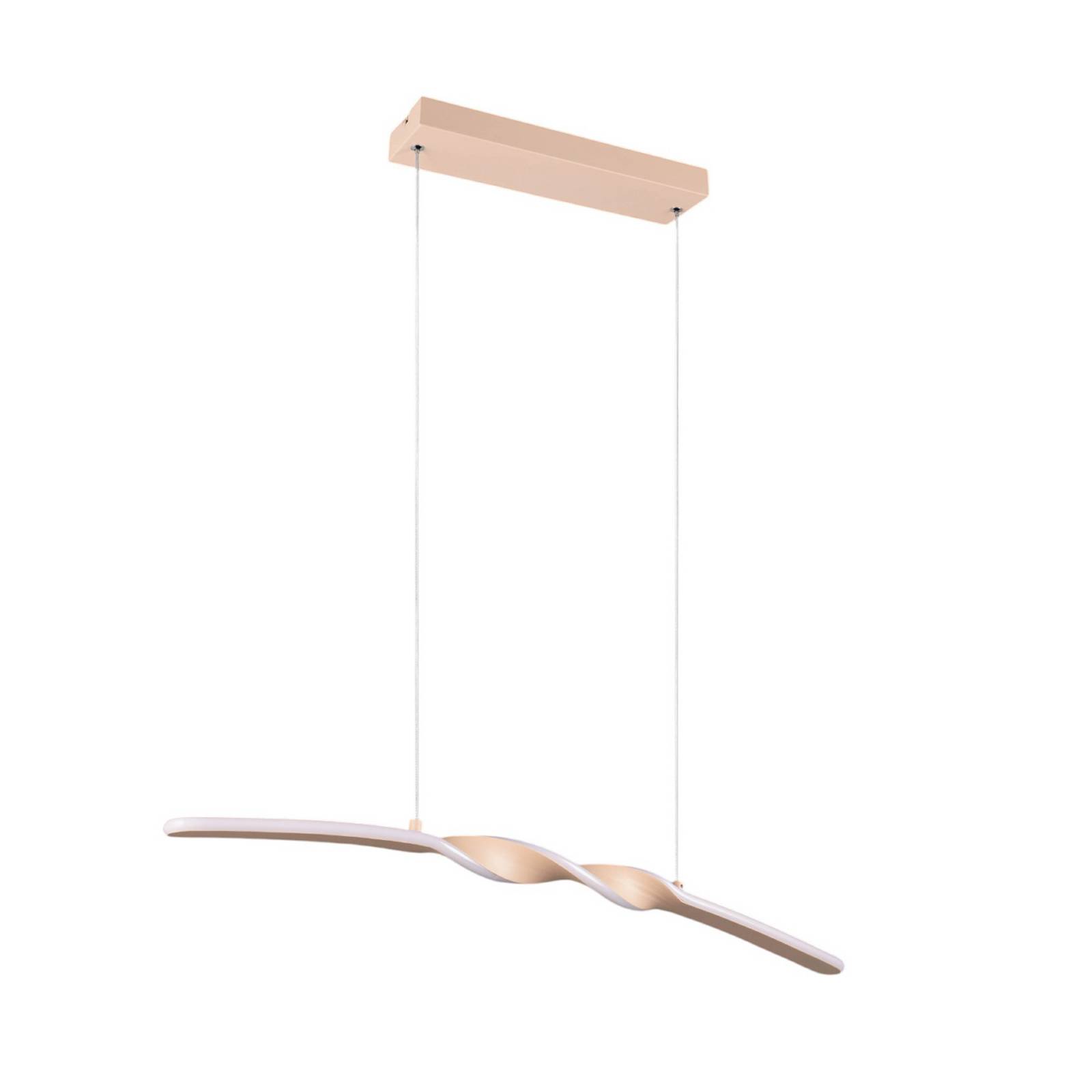 REALITY LED-Pendelleuchte Ginko R35791166, 18W, 1980lm, 3000K, warmweiß, IP20, sand
