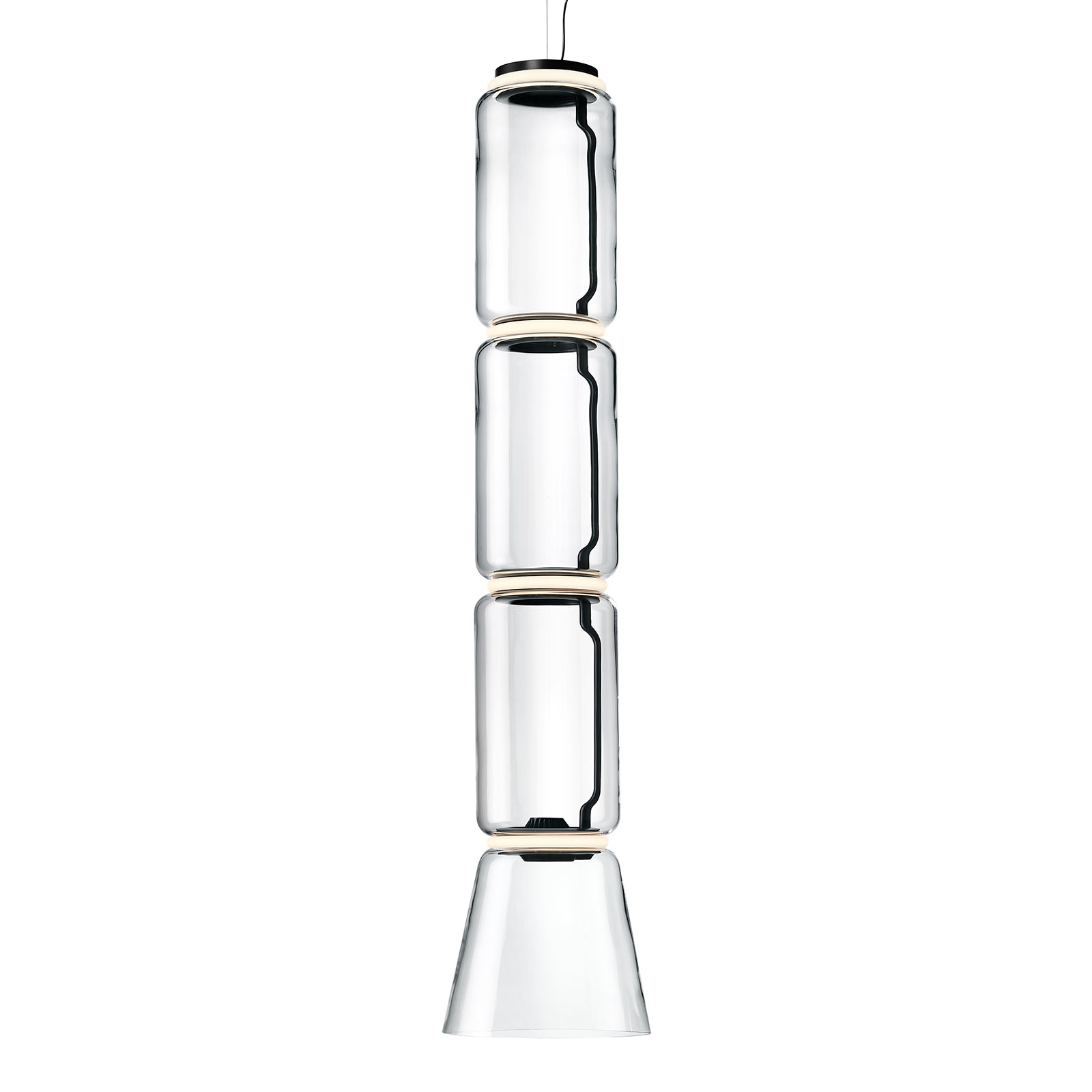FLOS Noctambule Hängelampe Low Cylinder & Cone