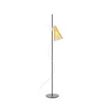 K-Lux Floor Lamp Black/Straw Yellow - Kartell