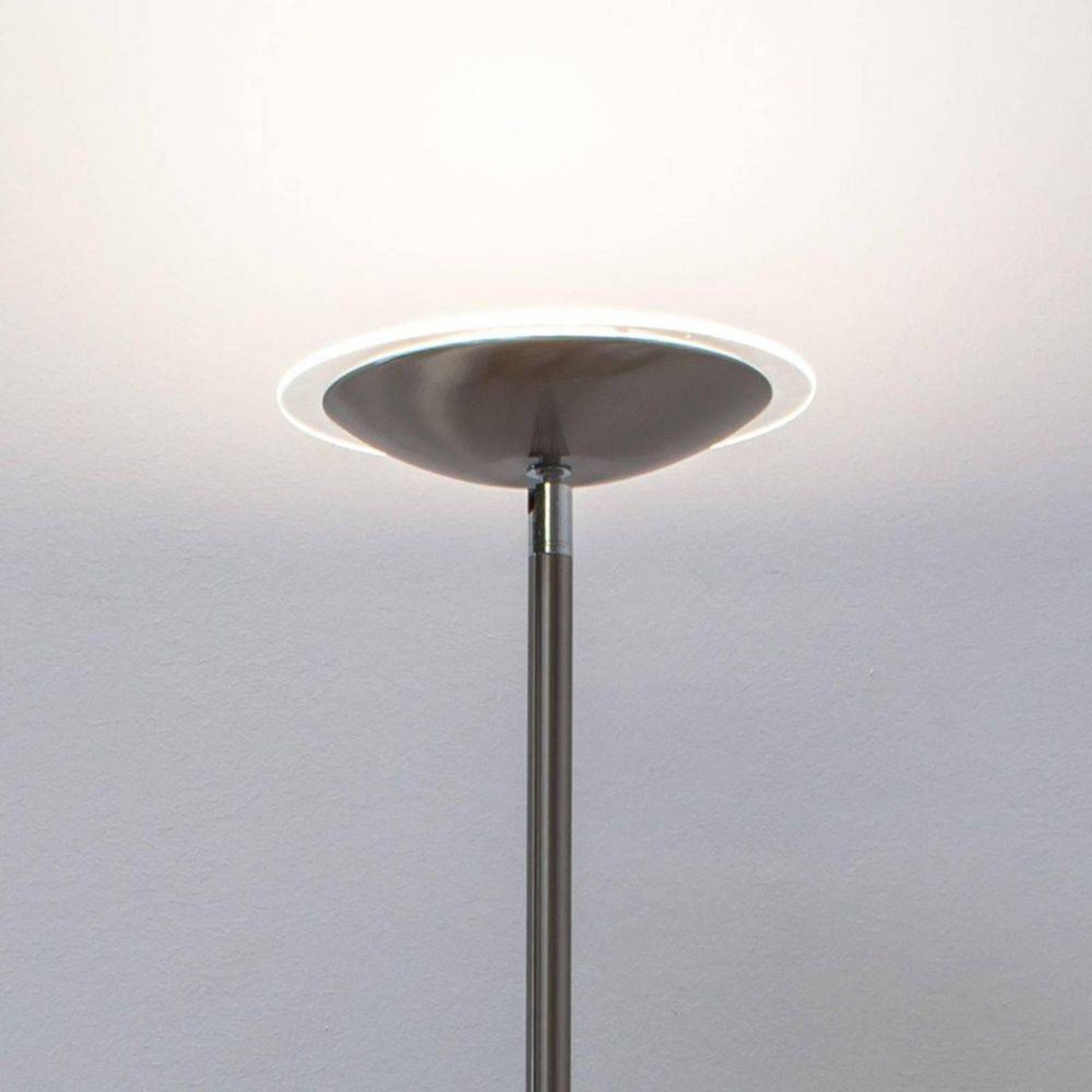 Malea LED Lampadar Matt Nickel - Lindby