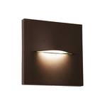 LED udendørs væglampe Vita, rustbrun, 14 x 14 cm