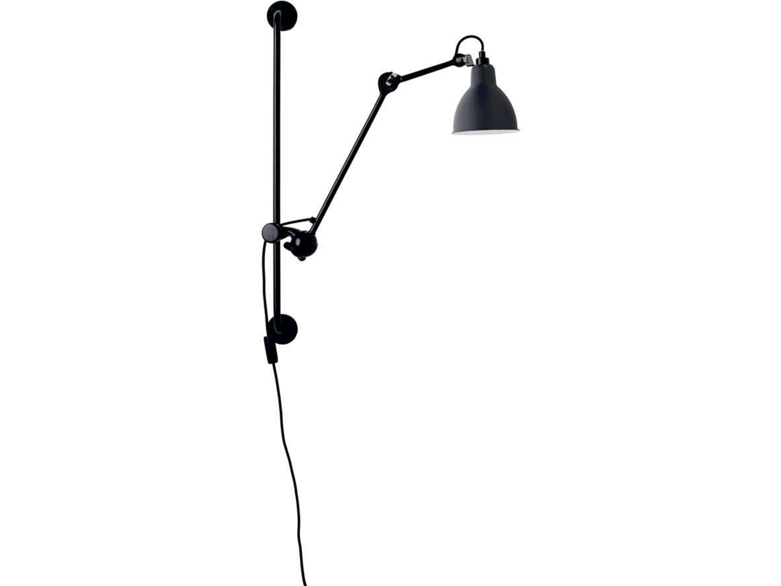 210 Aplique de Pared Azul/Negro - Lampe Gras