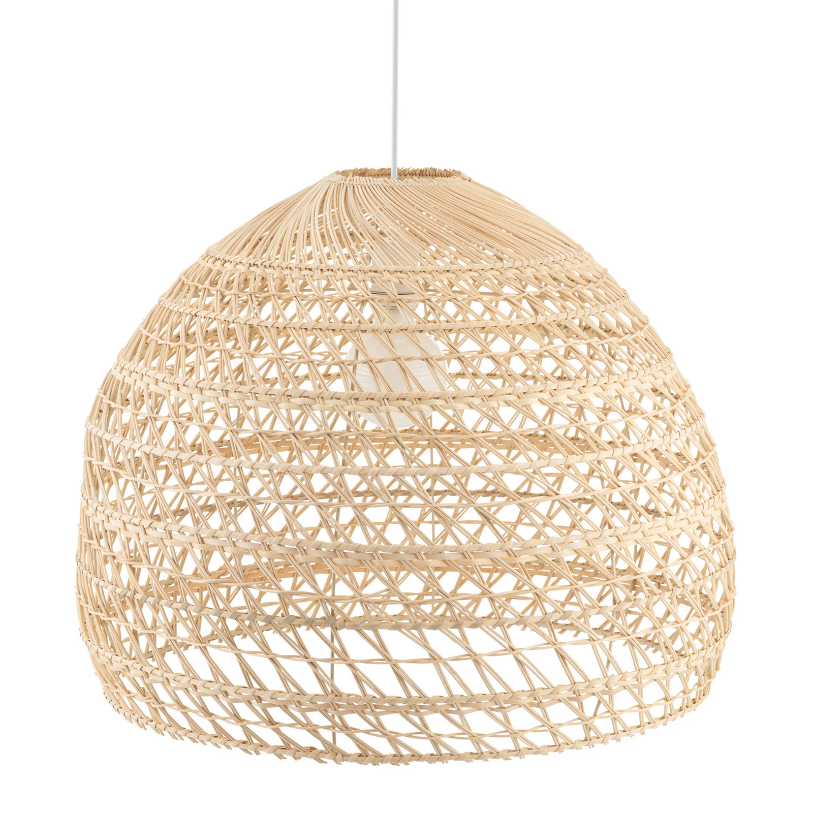 BOHO riippuvalaisin, Ø 60 cm, luonnonruskea, rottinki, E27