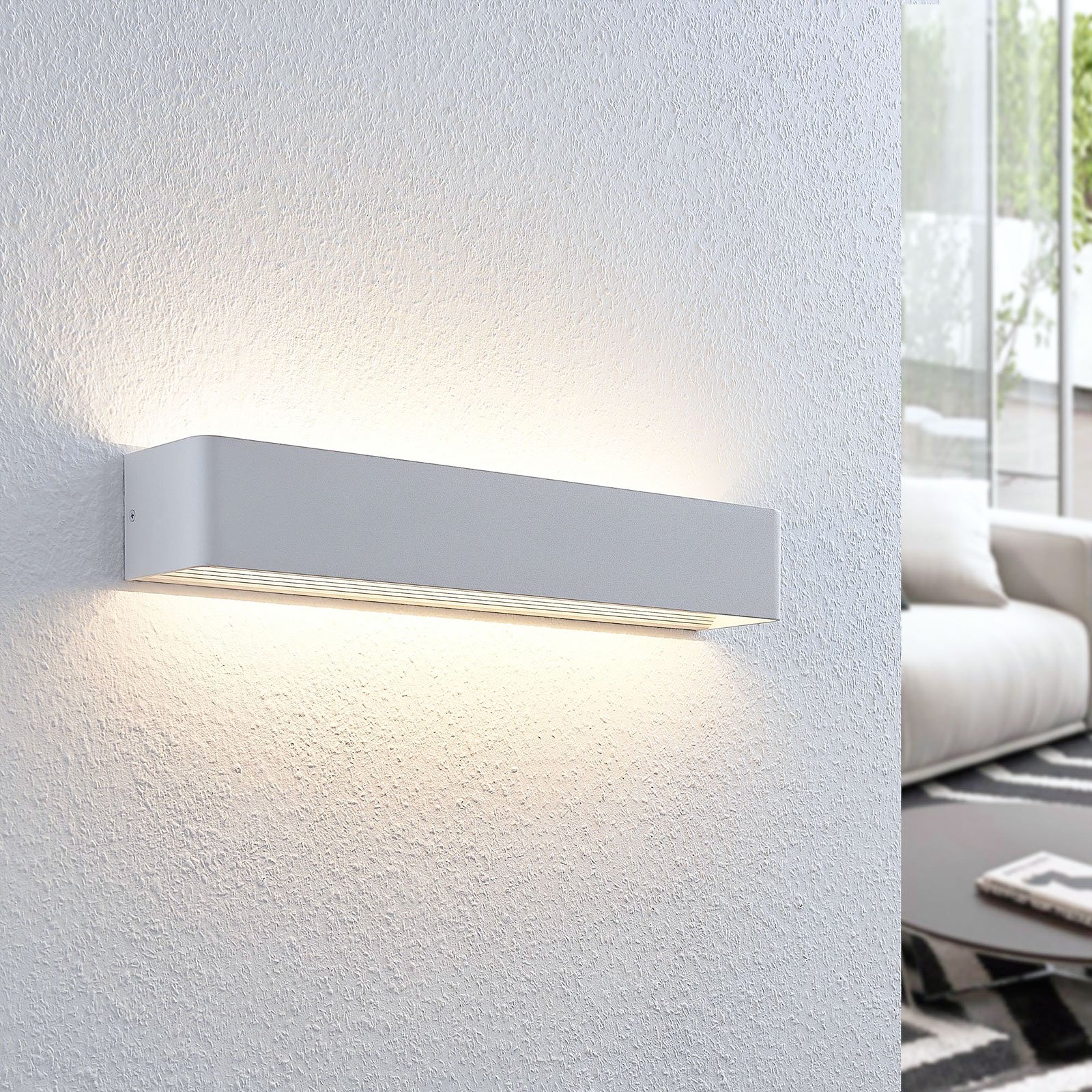 Lonisa LED Wall Lamp W53 White - Lindby