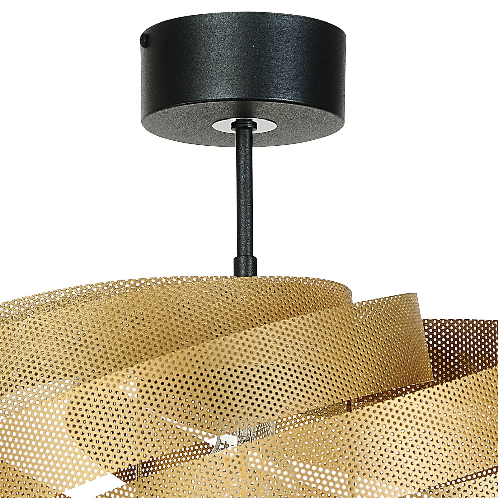 "Vento" lubinis šviestuvas, aukso spalvos, Ø 50 cm
