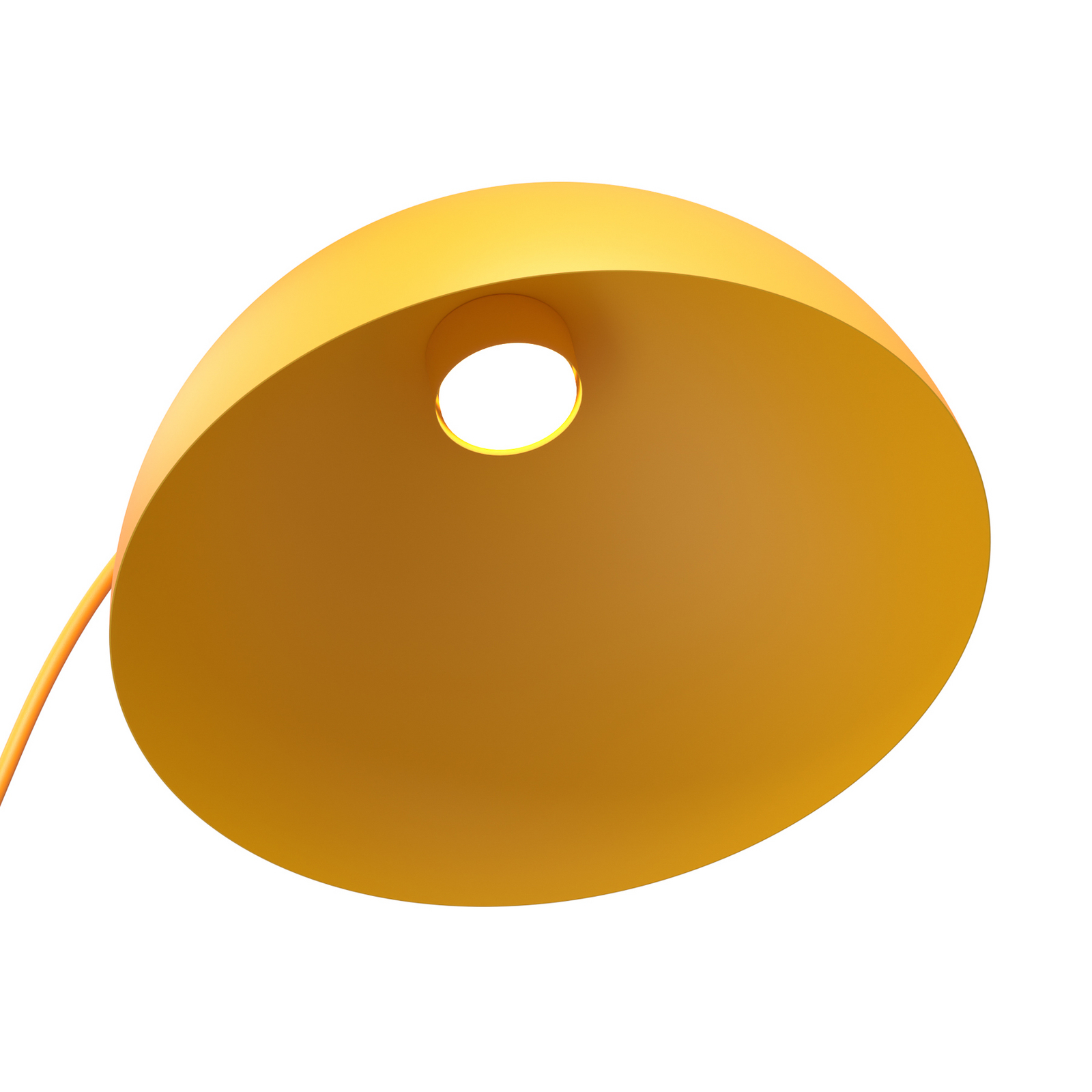 Lampadaire Arcos, orange, hauteur 150 cm, métal