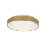 Candeeiro de teto LED Ringlede, dourado, altura 6 cm, Ø 28 cm