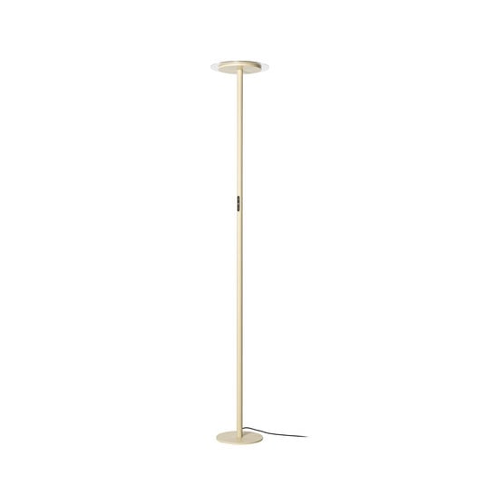 LED stojacia lampa Frile, béžová, stmievateľná, výška 190 cm, kov – Arcchio