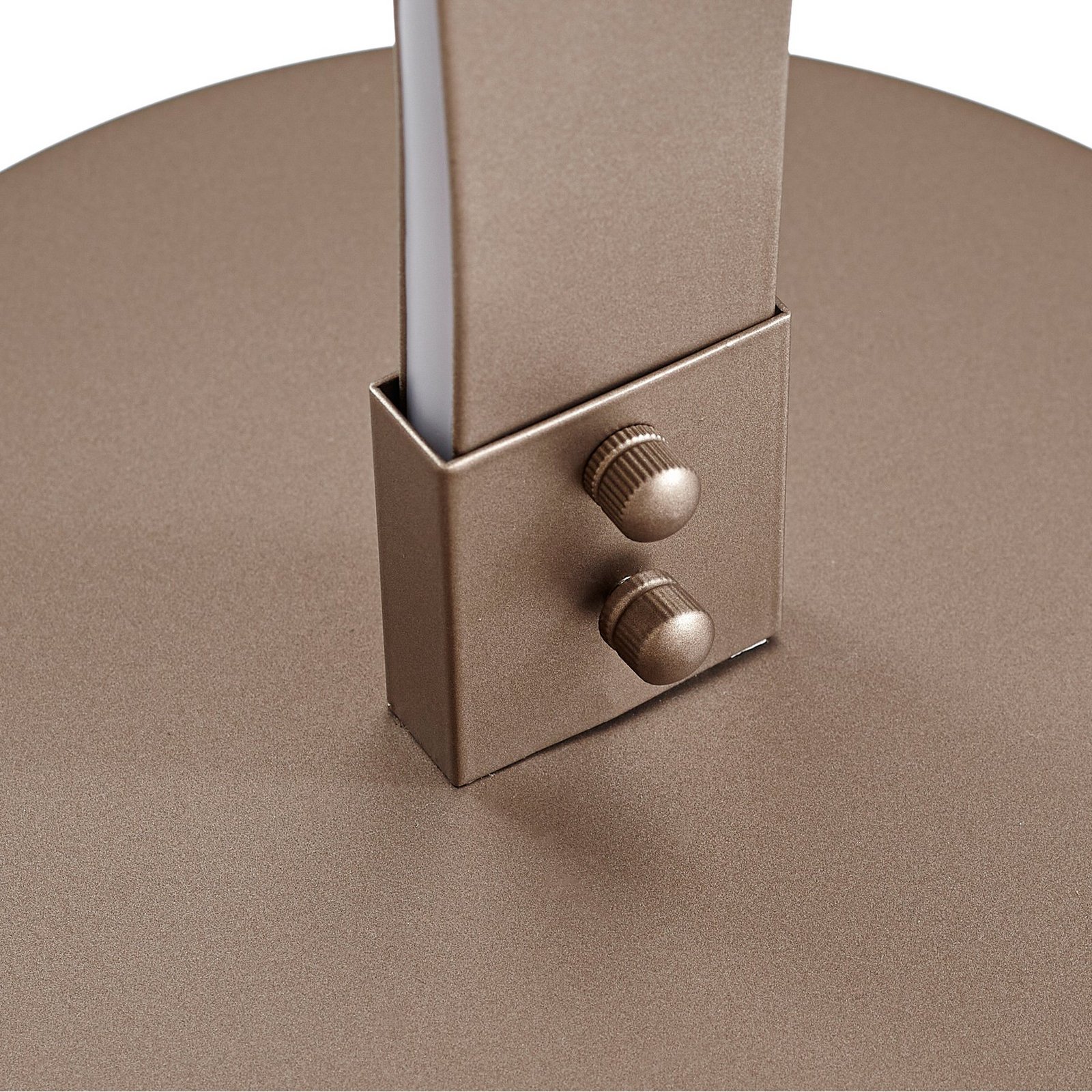 Jaren LED-gulvlampe, sort/brun, 114 cm, CCT - Lindby