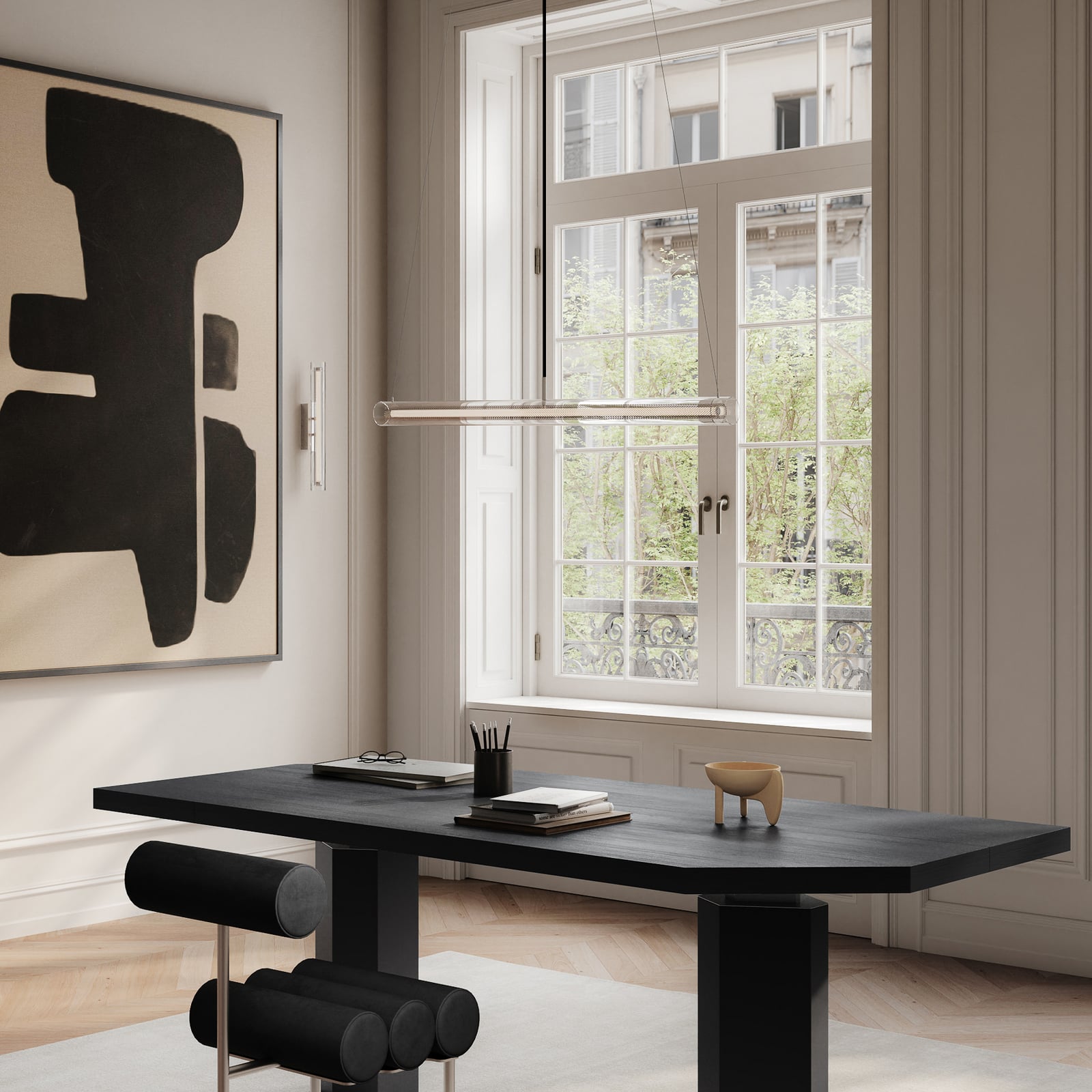 Závěsné světlo Frame LED, Ø 6 cm, chrom - 101 Copenhagen