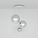 Tom Dixon Mirror Ball Range Round 3-bulb chrome