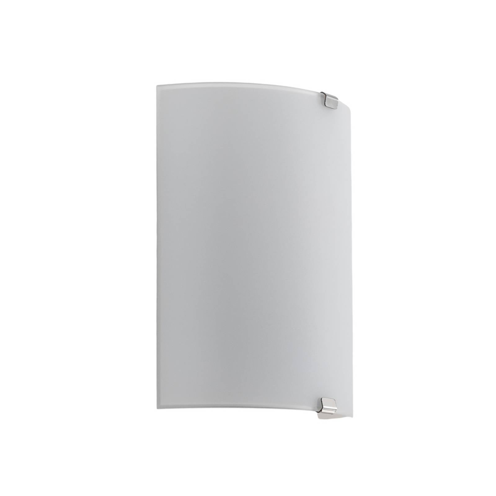 Lindby Wandleuchte Phil, weiß, Glas, Höhe 21cm