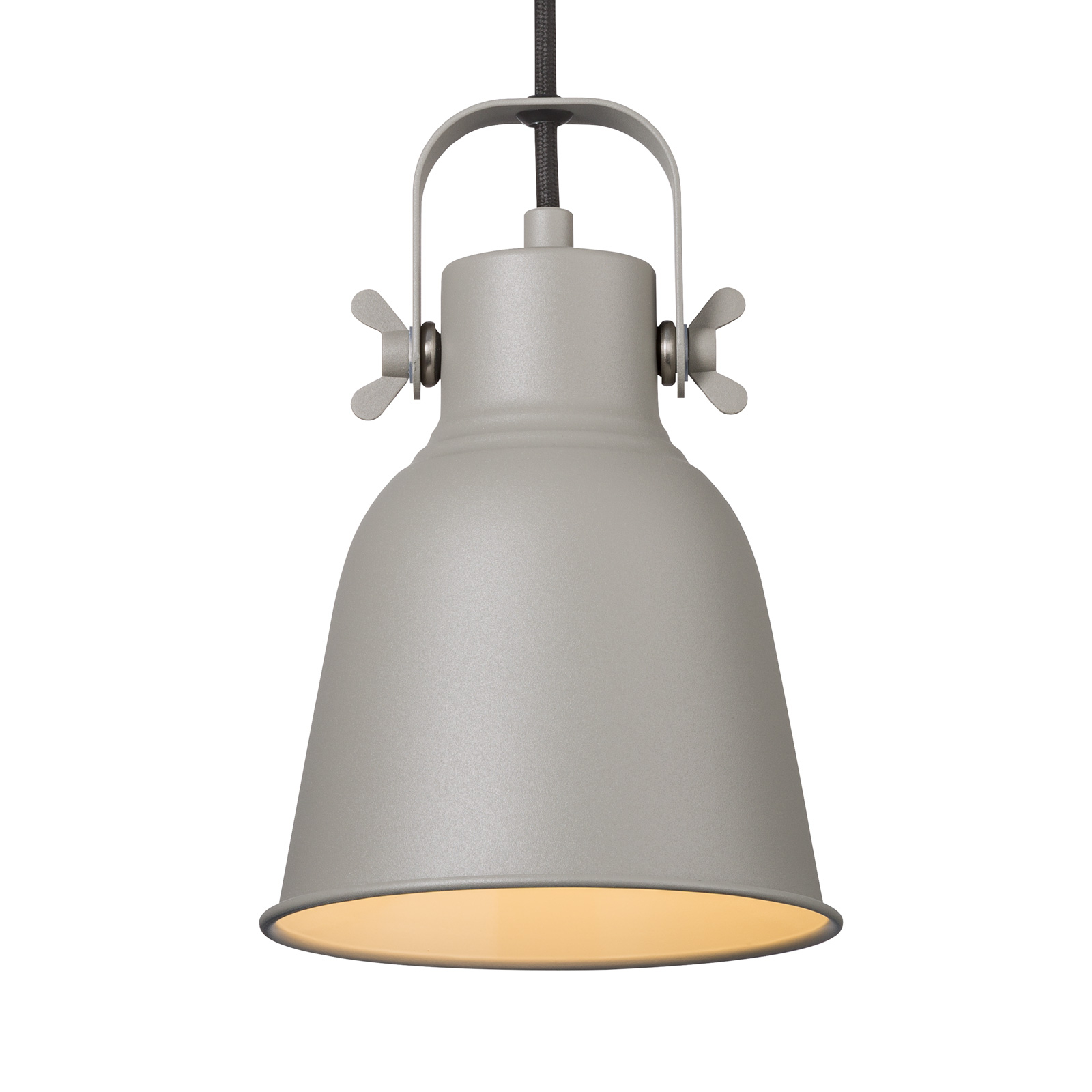 Adrian pendant light with metal shade