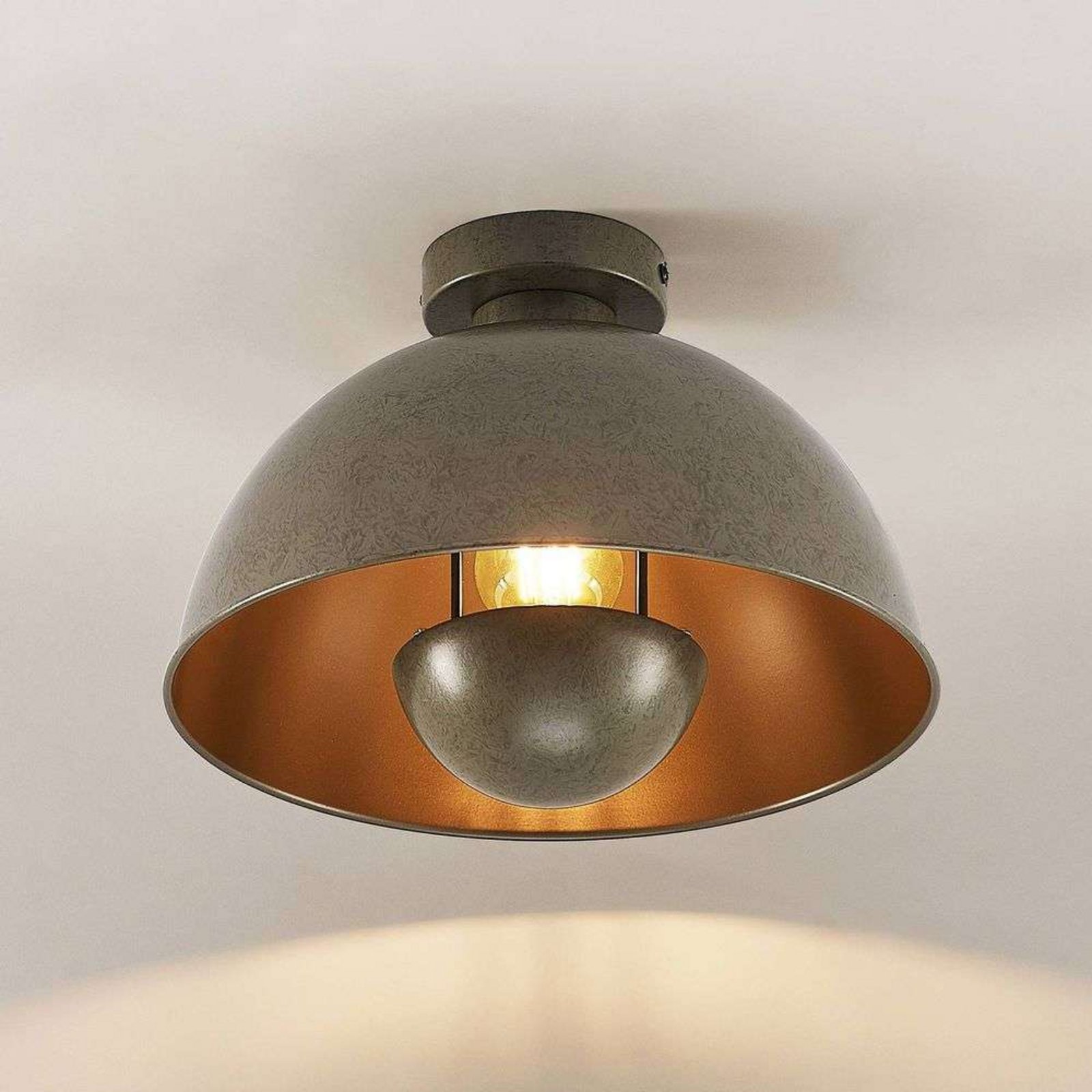 Lya Ceiling Lamp Ø31 Dark Grey - Lindby