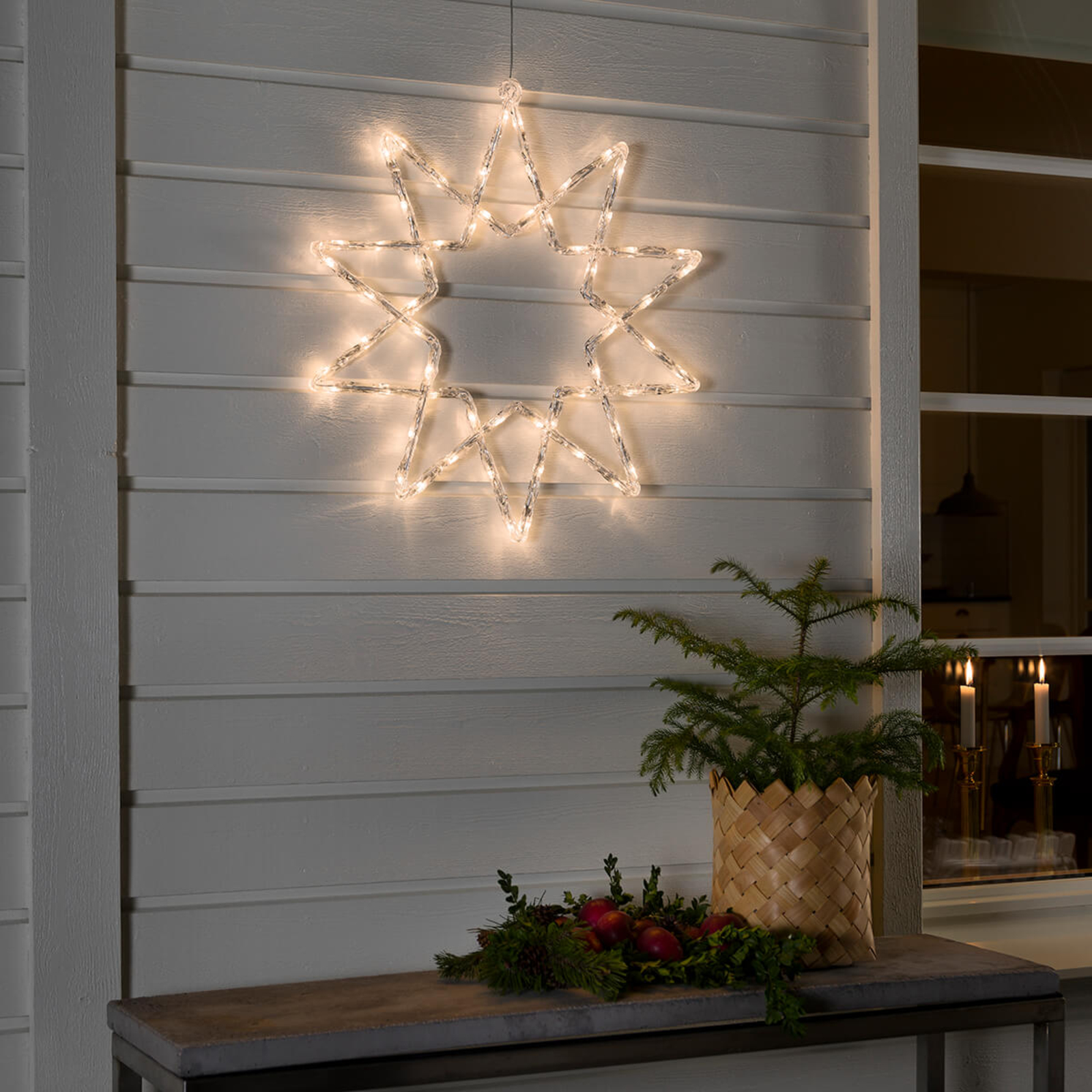 LED-stjerne til udendørs brug 58 cm
