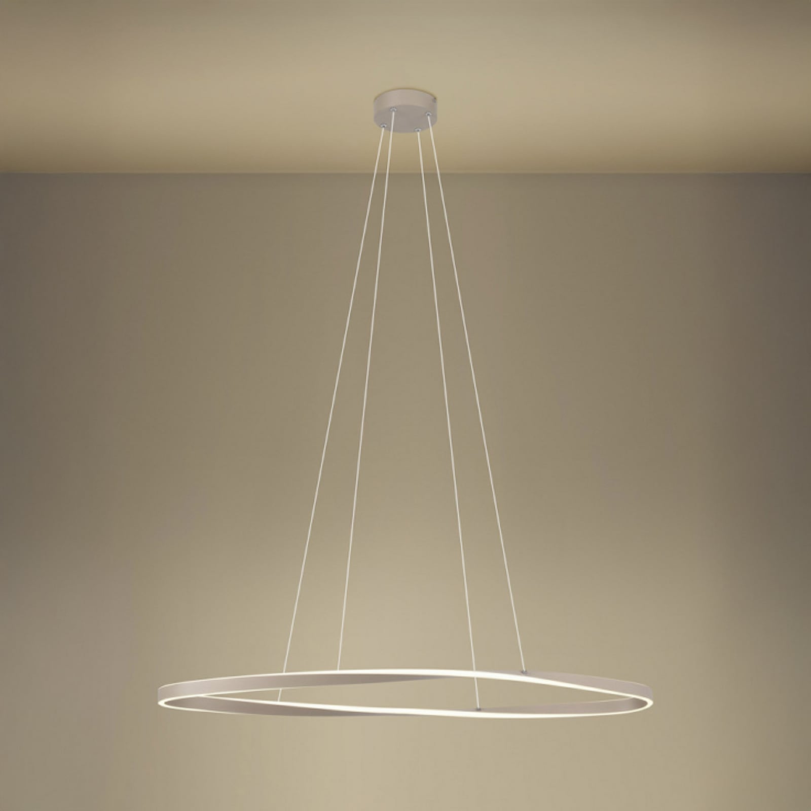 Suspension LED EGLO CAMEROTA, beige, 111 x 38 cm, télécommande Suspension LED EGLO CAMEROTA, beige, 111 x 38 cm, télécommande