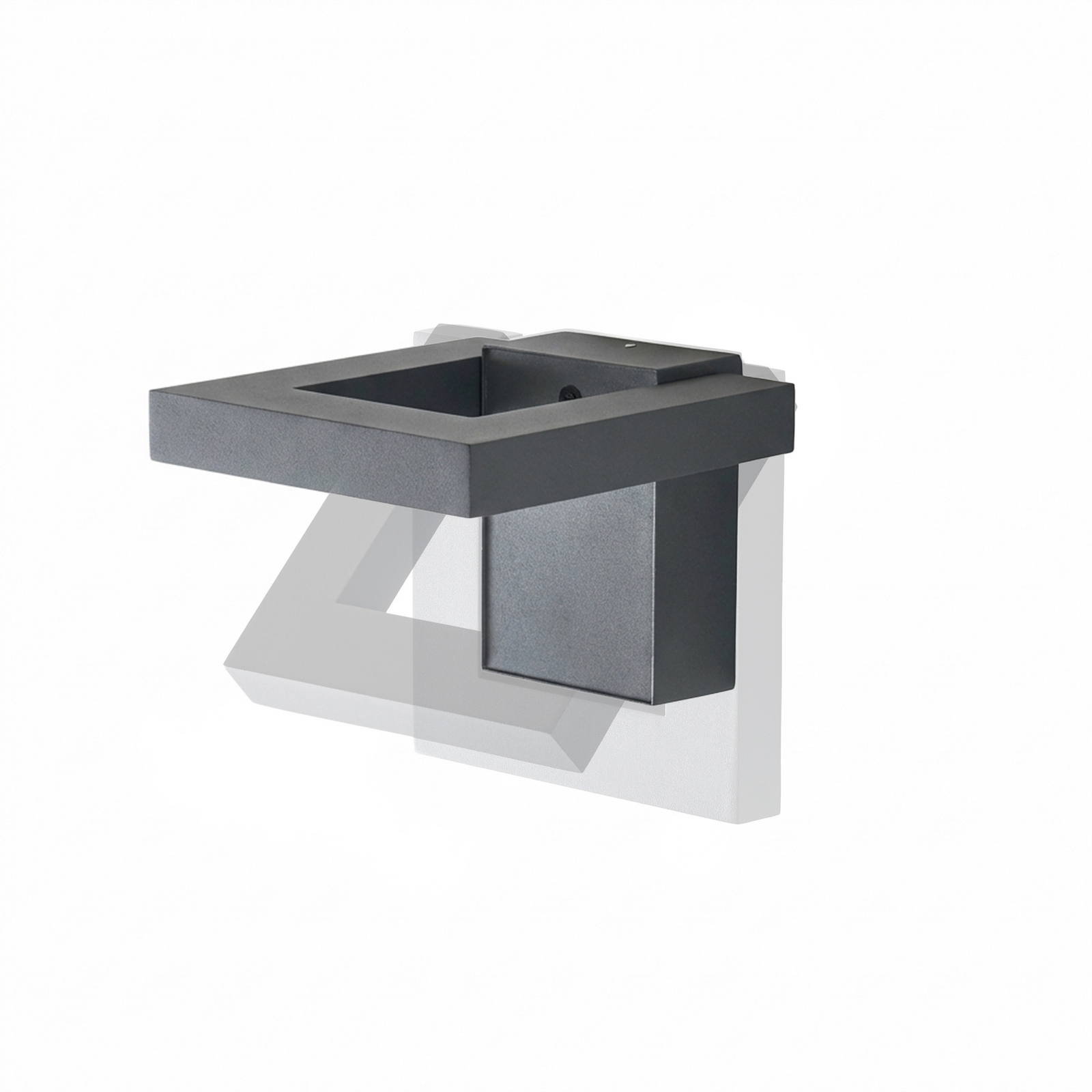 Lindby Candeeiro de parede exterior LED Orbin, cinzenta, inclinável, CCT, IP54