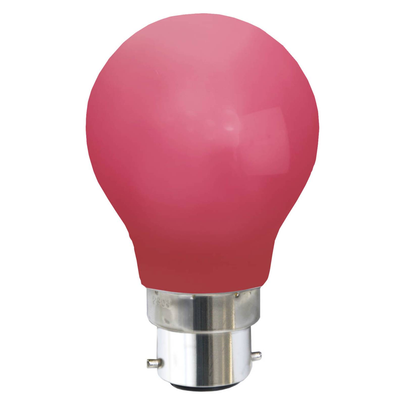 B22 0,9W LED-Lampe, rot