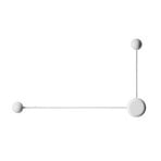 Pin LED-Wandleuchte, 2-flammig, weiß - Vibia