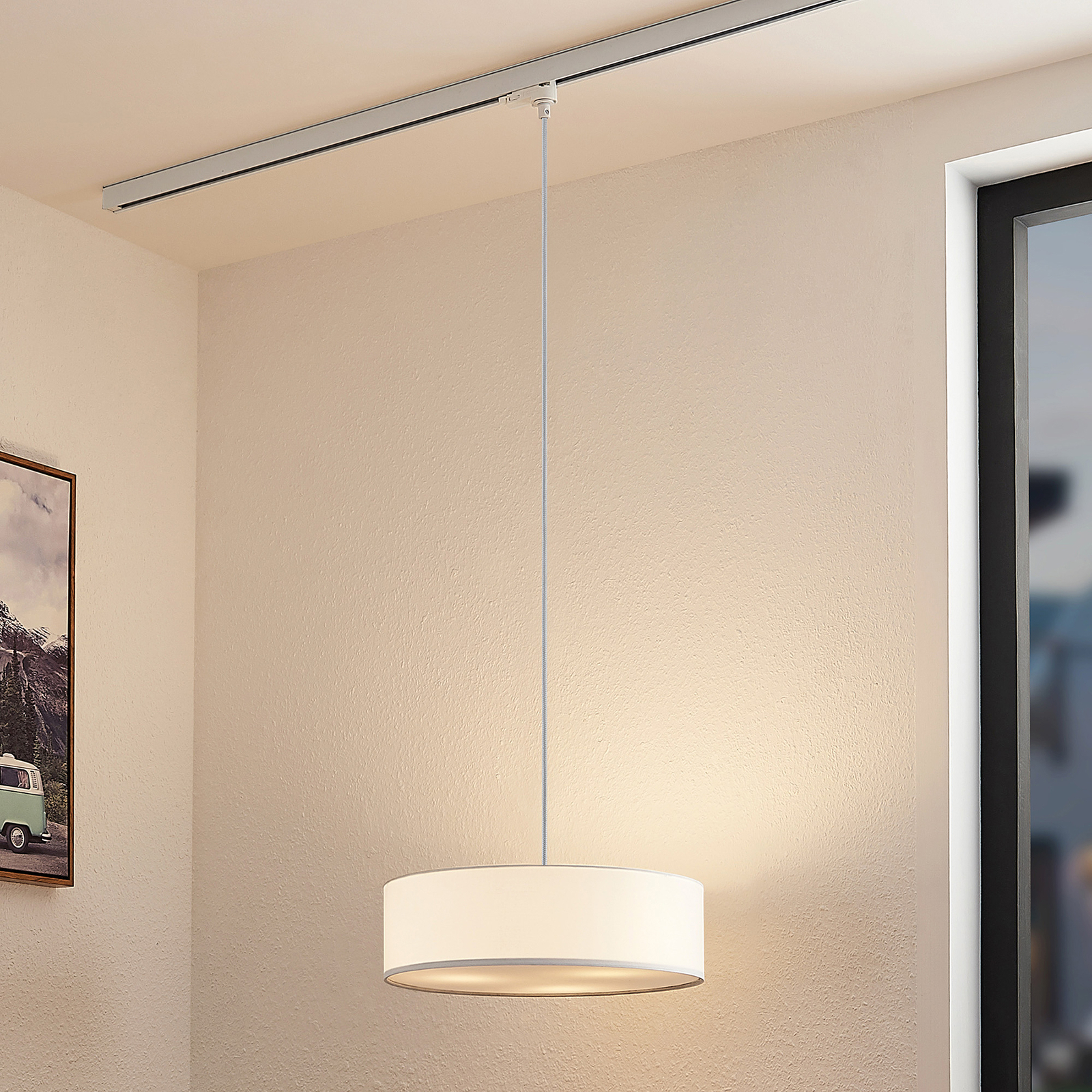 Arcchio Heleni hanglamp rail wit 40cm