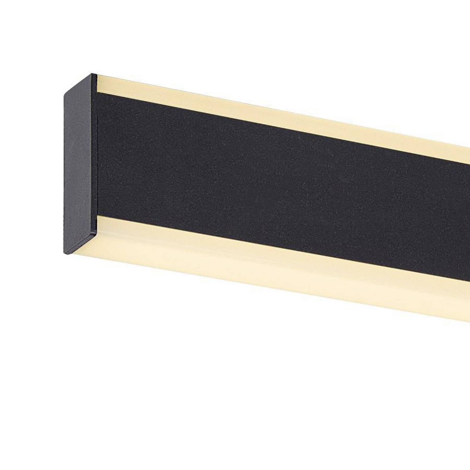 SLV Kinkiet LED do łazienki One Linear, 52 cm, czarny, CCT