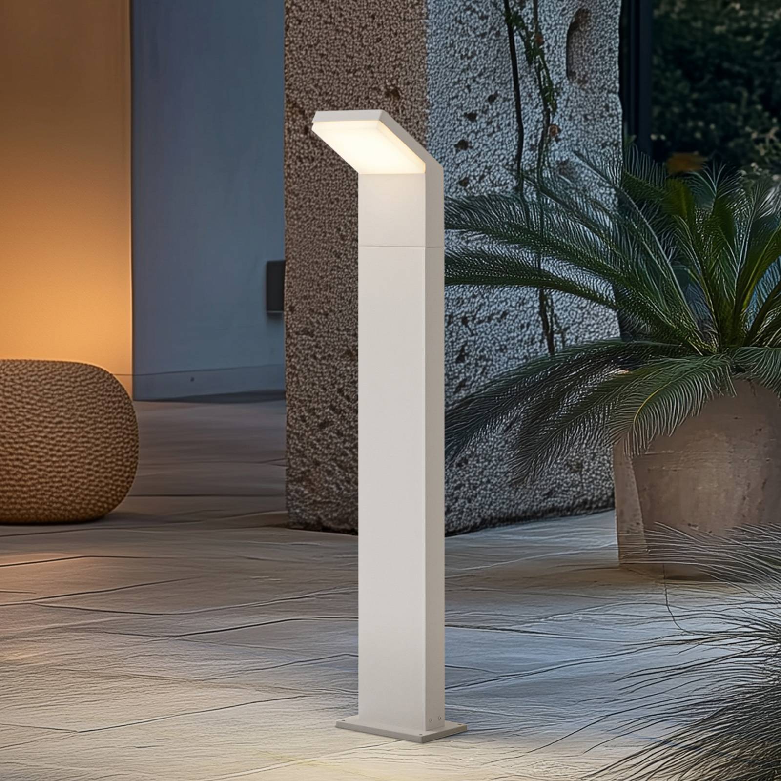 Arcchio LED-Wegeleuchte Yolena, 100 cm, weiß, IP65 günstig online kaufen
