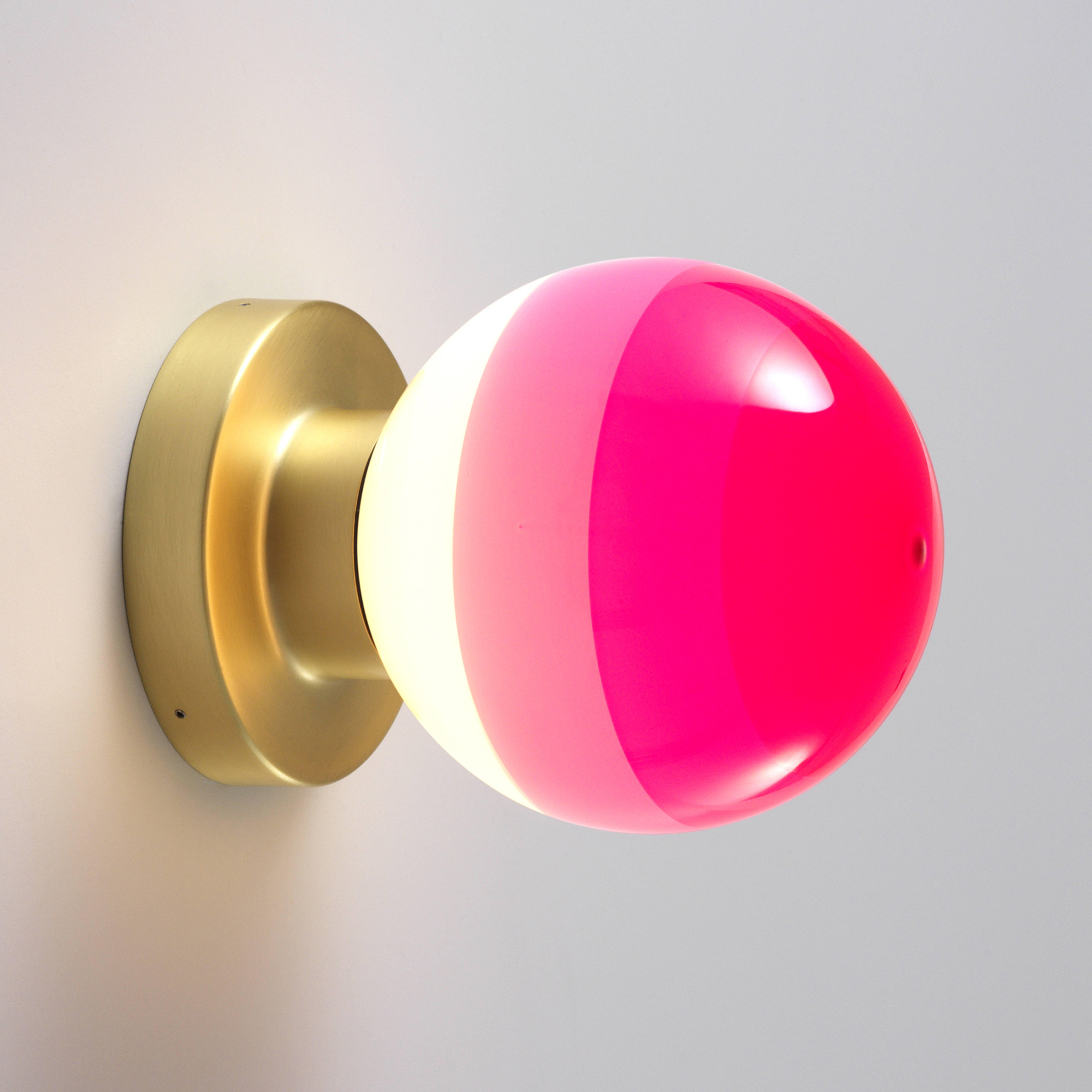 MARSET Dipping Light A2 aplique LED rosa/latón