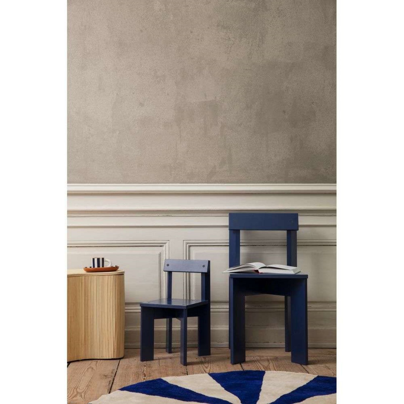 Ark Dining Chair Blue - ferm LIVING