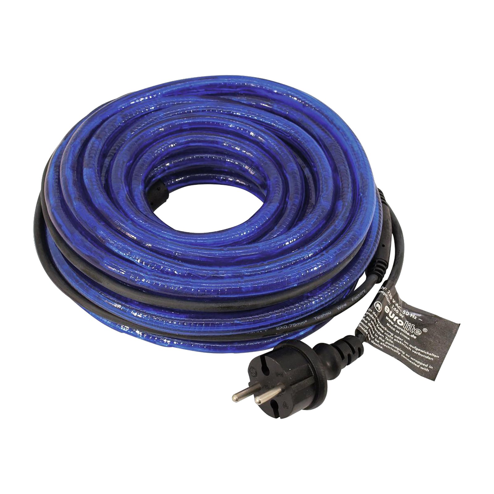 EUROLITE Rubberlight RL1 rope light blue 9 m