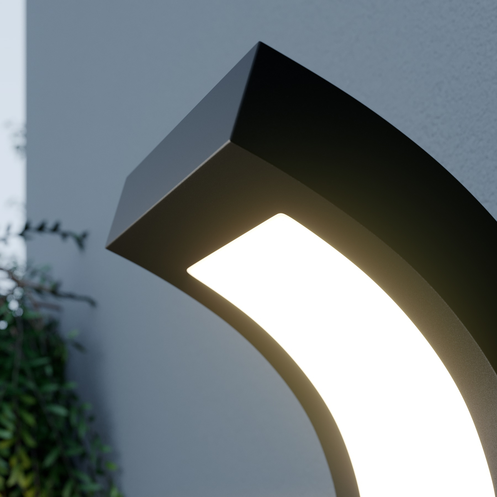 Advik Outdoor Wall Lamp w/Sensor Graphite - Arcchio