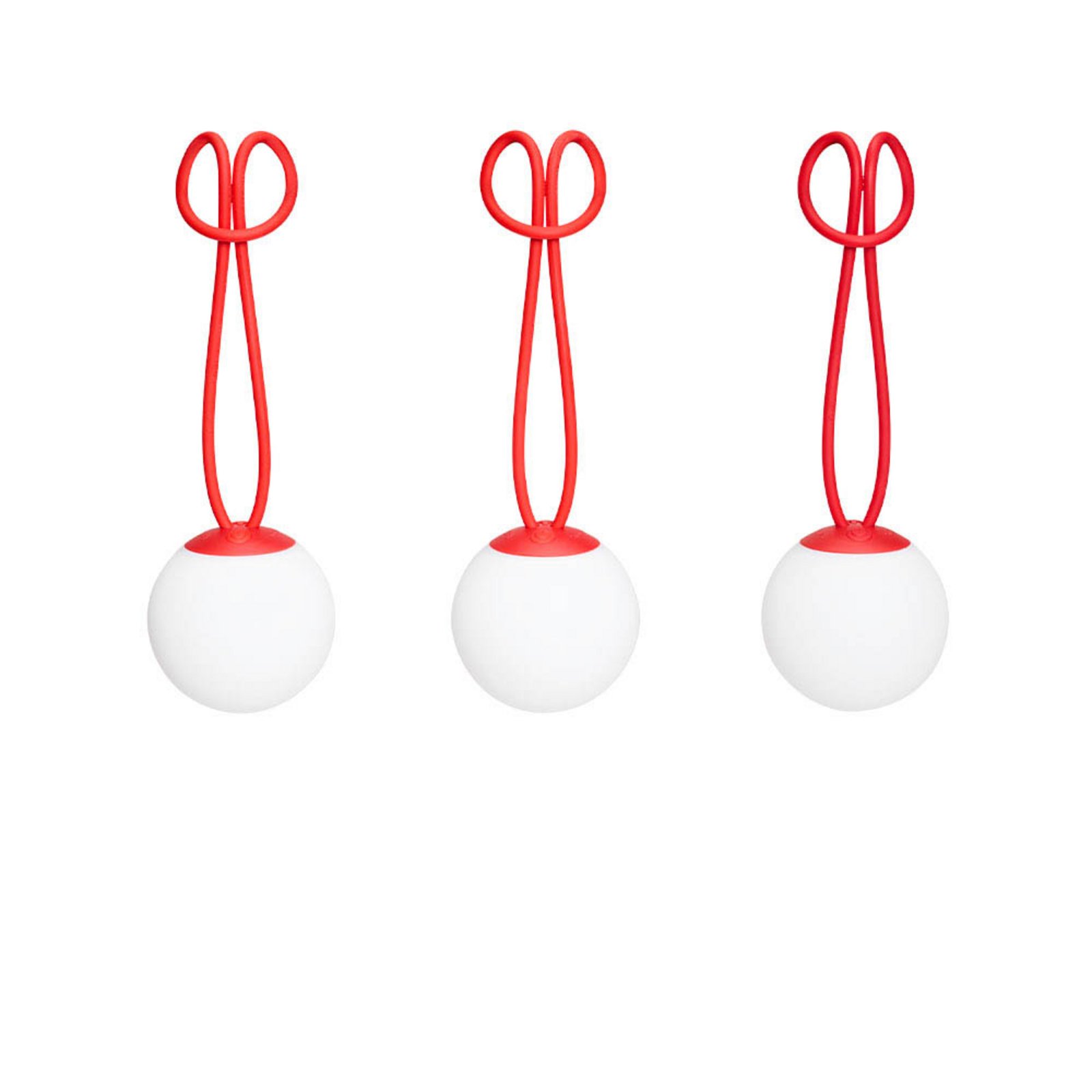 Bolleke Portable Hanglamp Mini Set (3pcs.) IP55 Red - Fatboy®