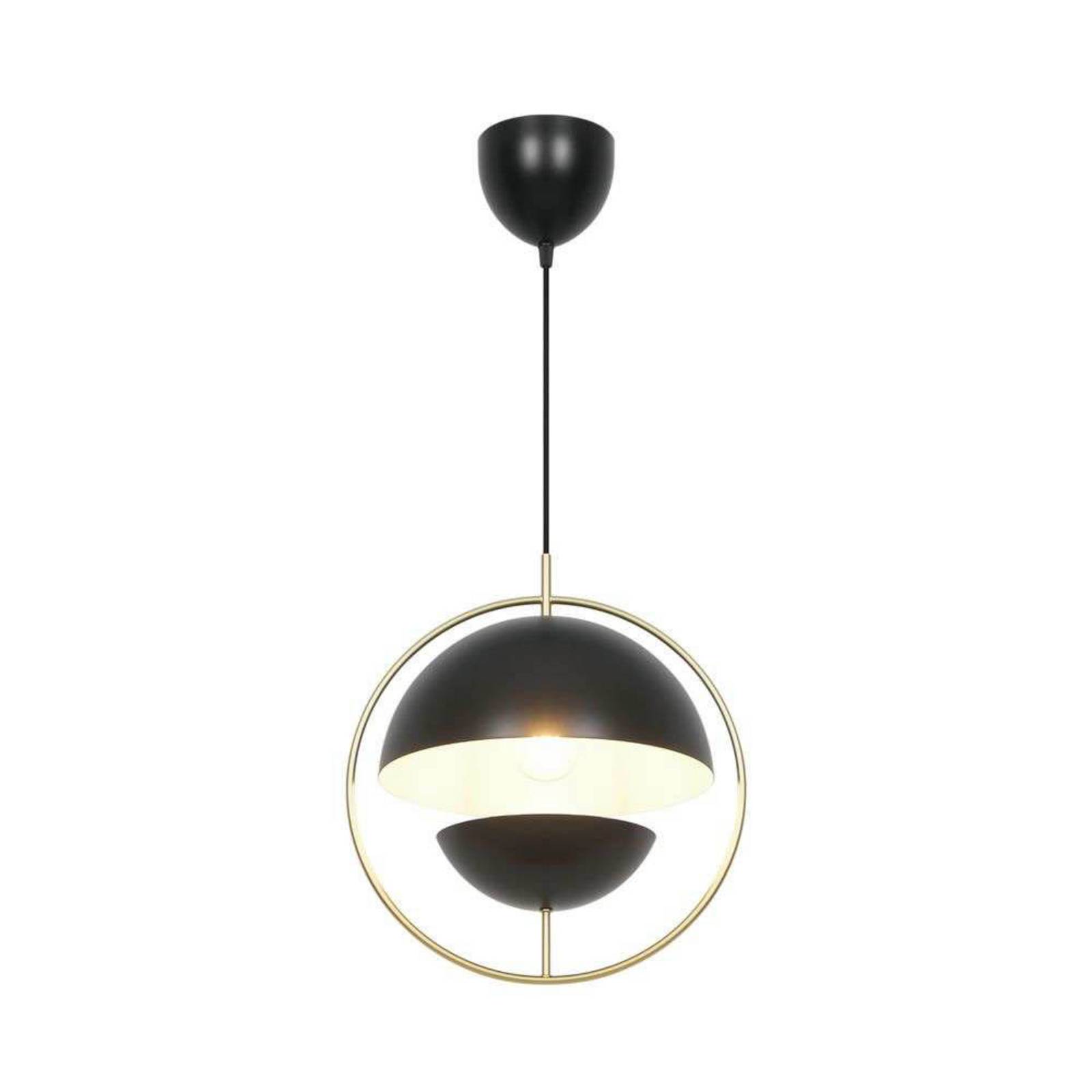 Pendelleuchte Tavia, schwarz, Ø 33 cm, Metall günstig online kaufen