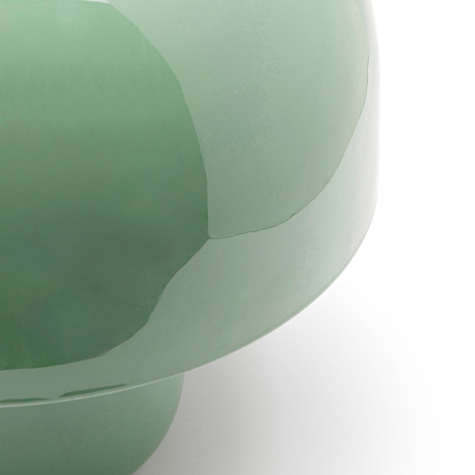 Kare galda lampa Mushroom, salvijas zaļā krāsā, metāls, 20 cm, E14