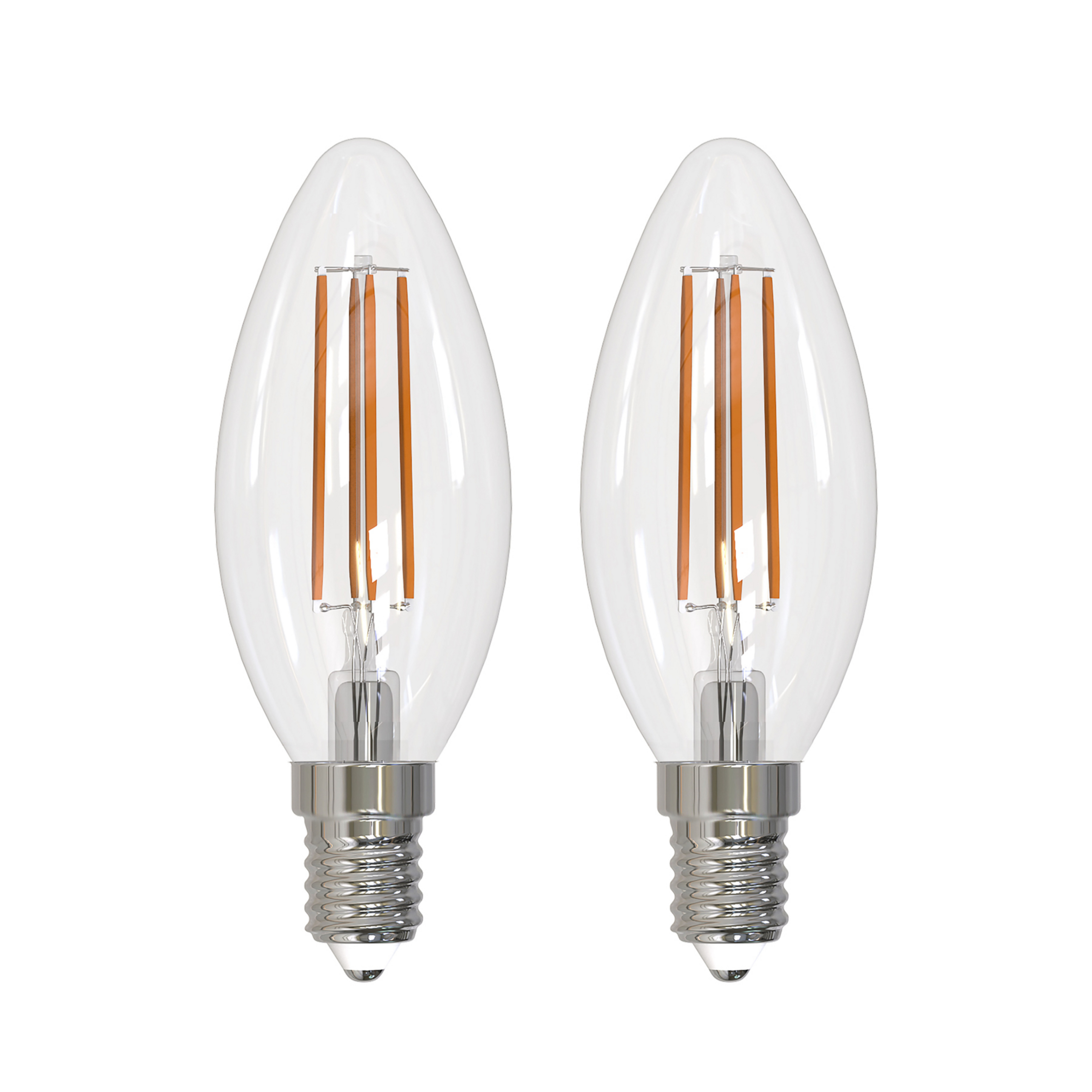 Arcchio LED izzó E14 gyertya, 2 darabos készlet, 3000 K