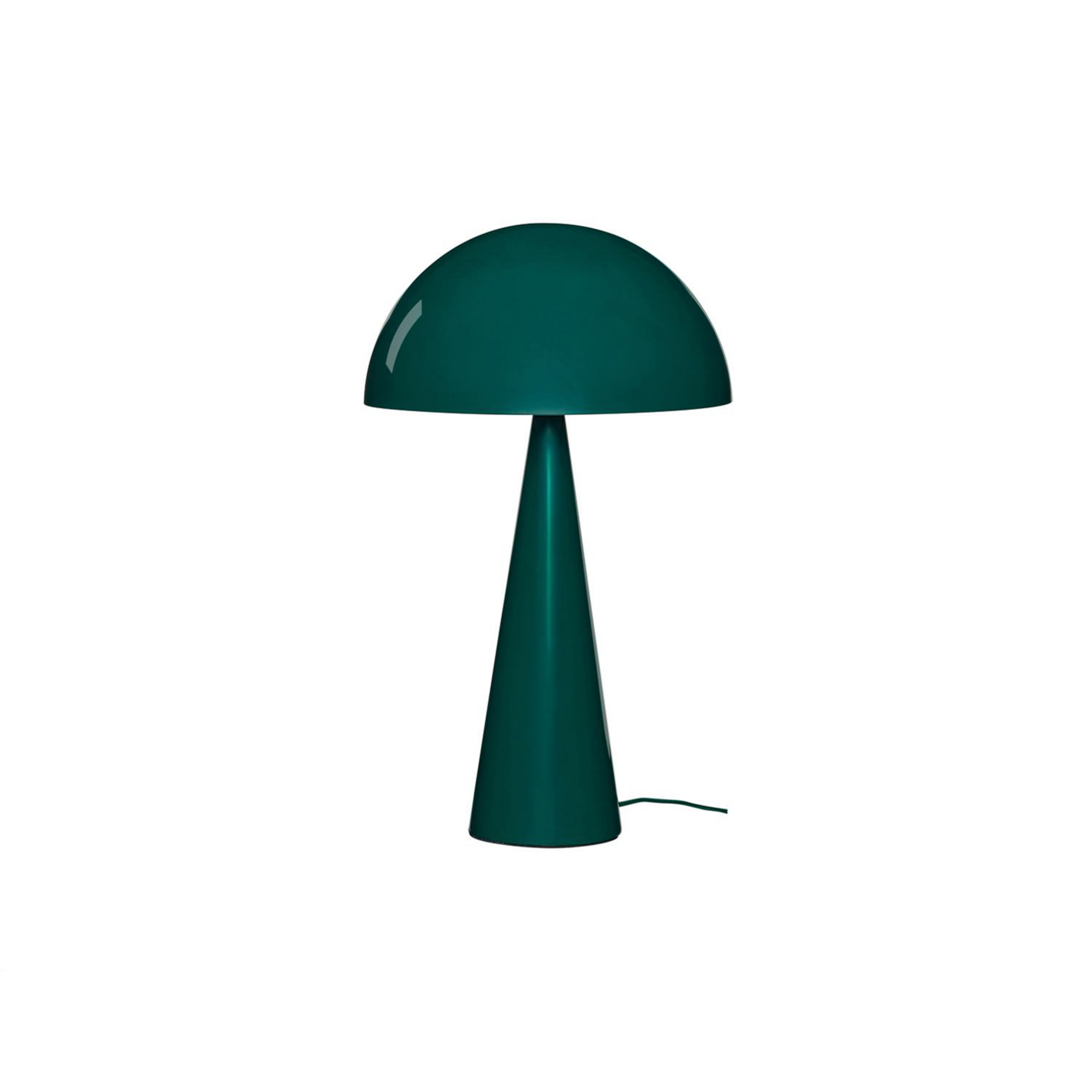 Stolová lampa Mush, tmavozelená, kov, výška 50 cm - HÜBSCH