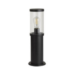 Luminaire pour socle Bakerloo, IP44, noir, hauteur 45 cm, métal