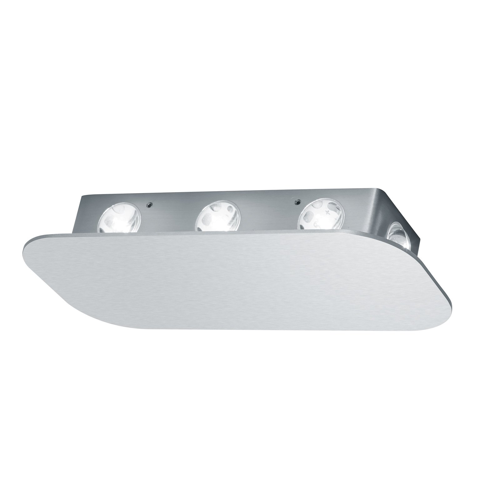 Prince wall light, 8-bulb, anodised aluminium