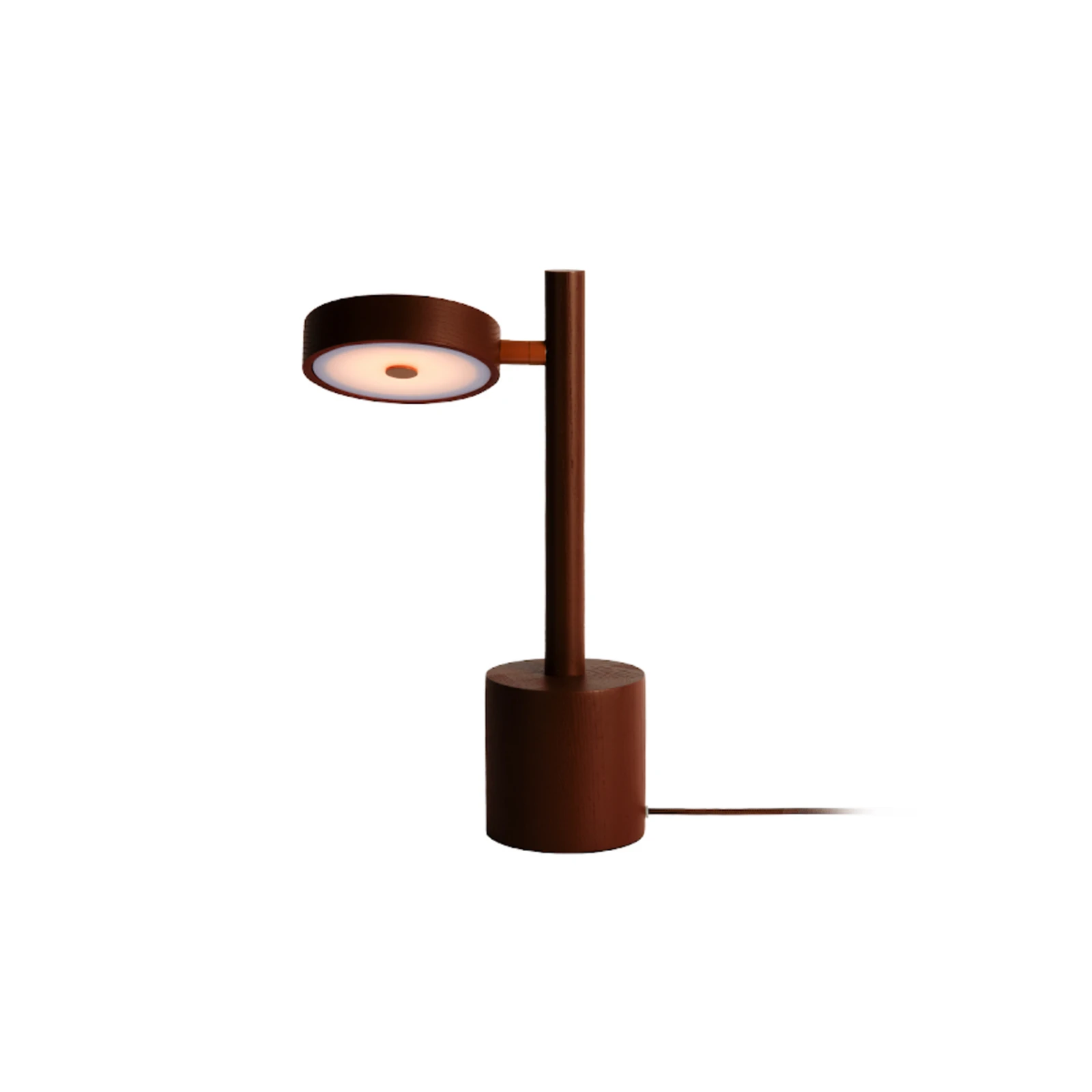 GOOD & MOJO LED-Tischlampe Okinawa, braun, 35 cm, Holz