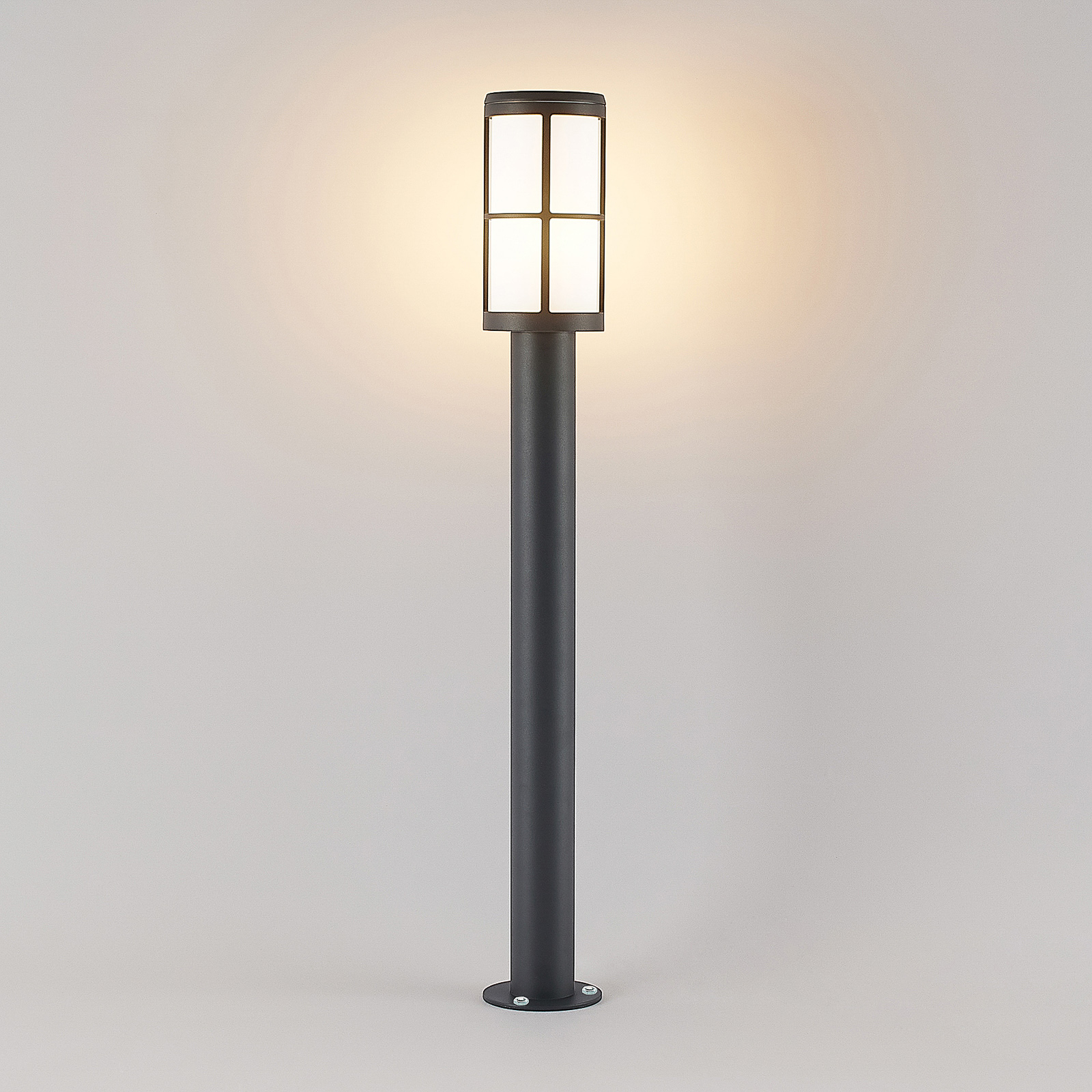 Lucande Kelini gadelampe, 90 cm, mørkegrå
