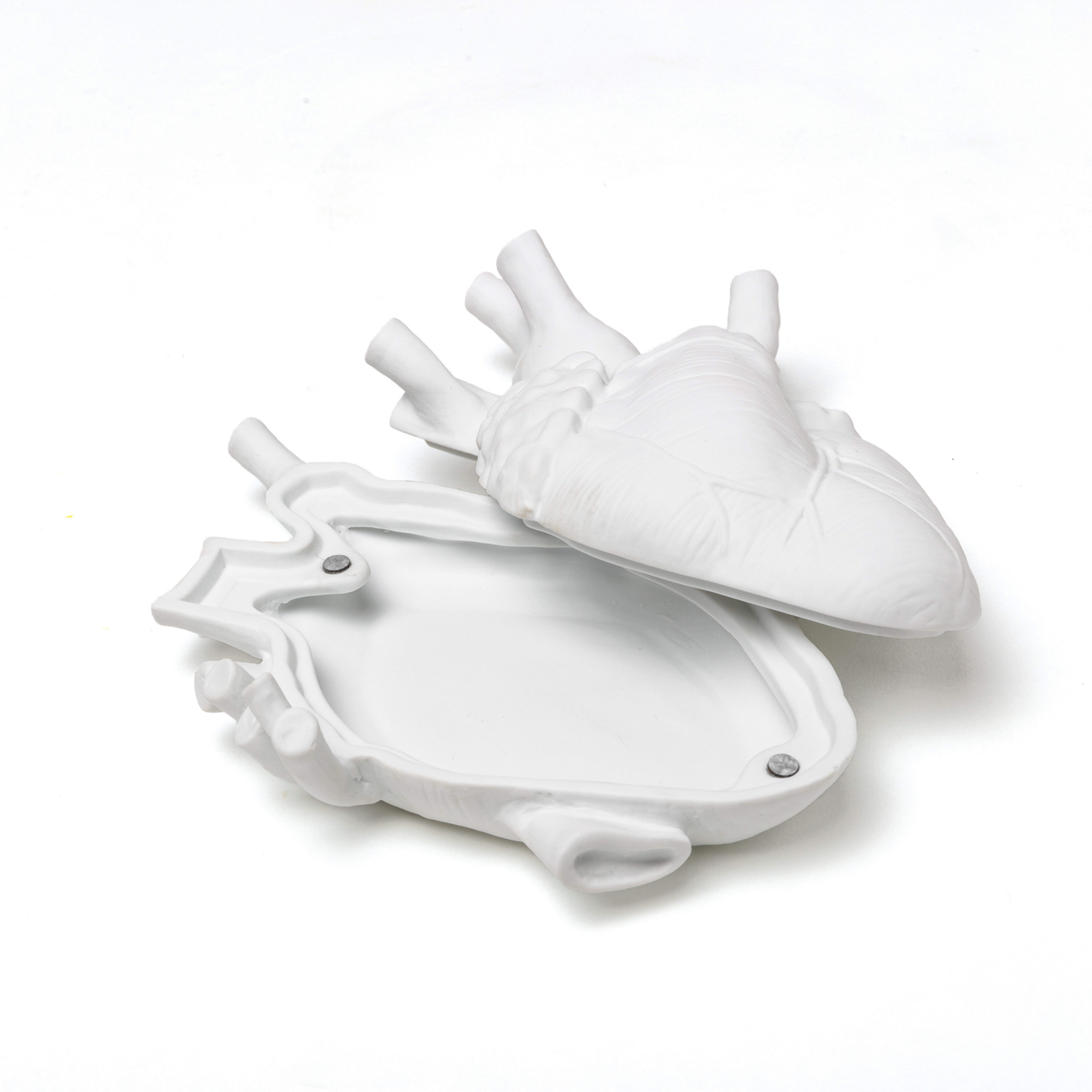 Porcelain Container With Heart "Love In A Box" - Seletti