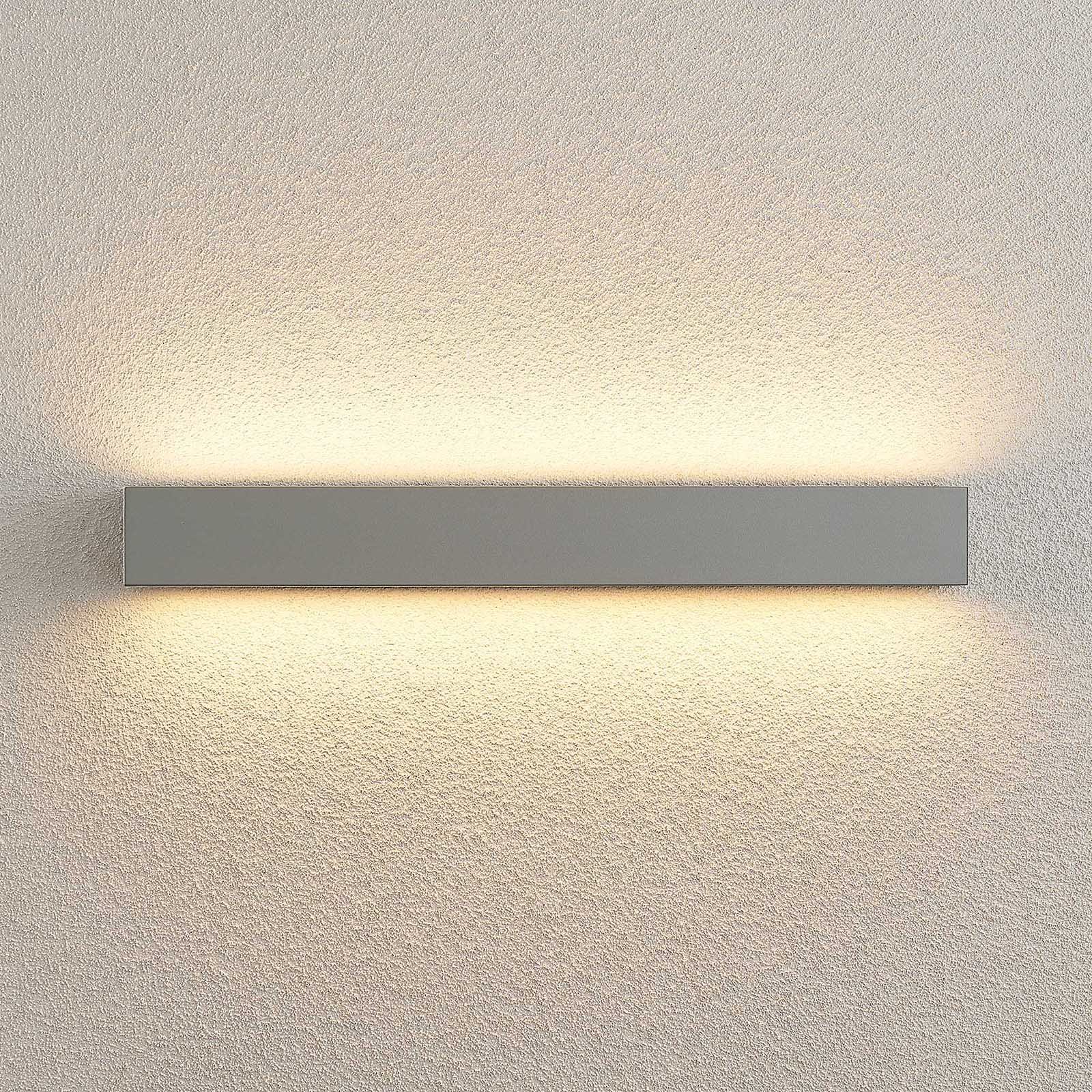 Lengo LED Buiten Wandlamp Up/Down L50 Zilver - Lucande