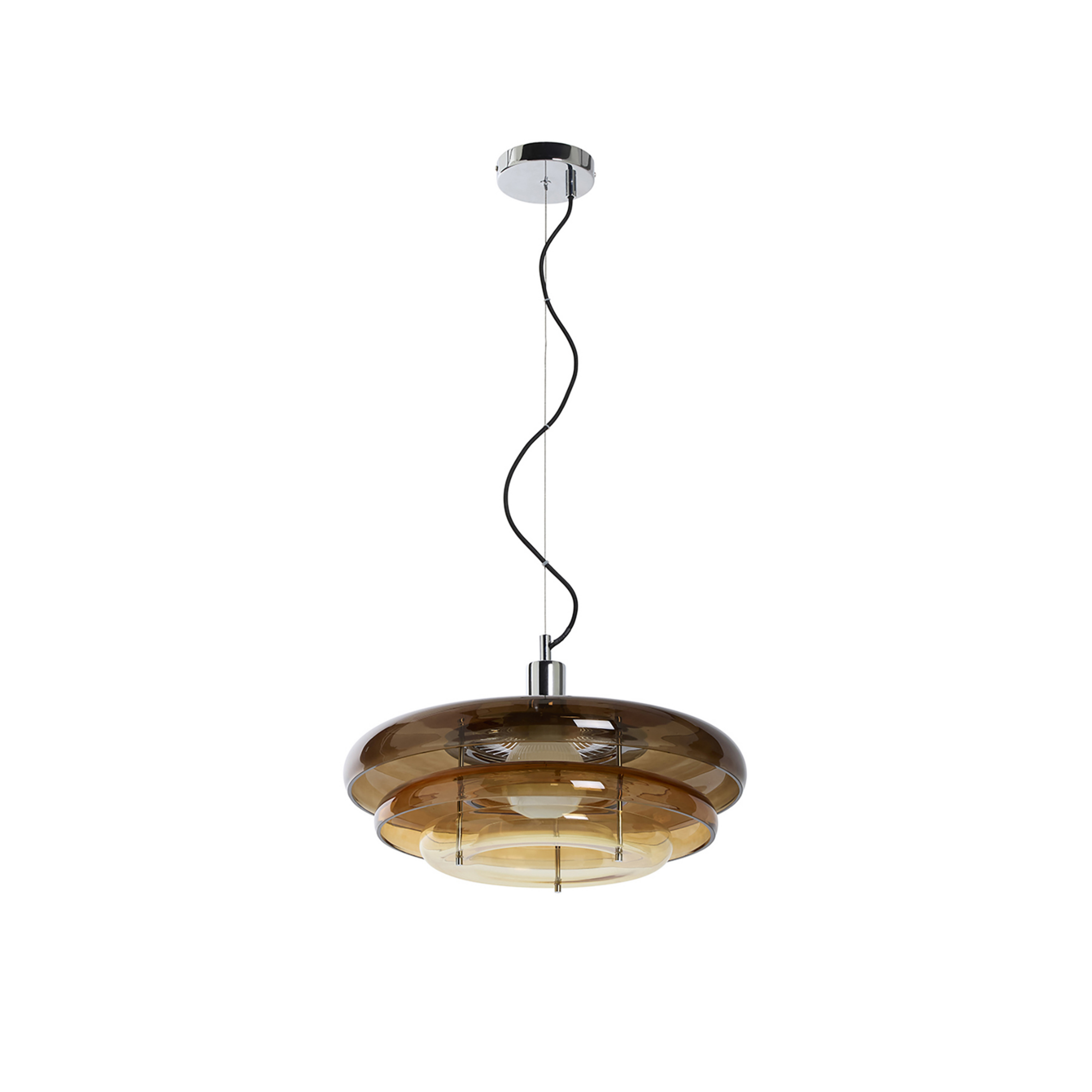 Lampada a sospensione Sunset Ø 45 cm, ambra - MARKET SET