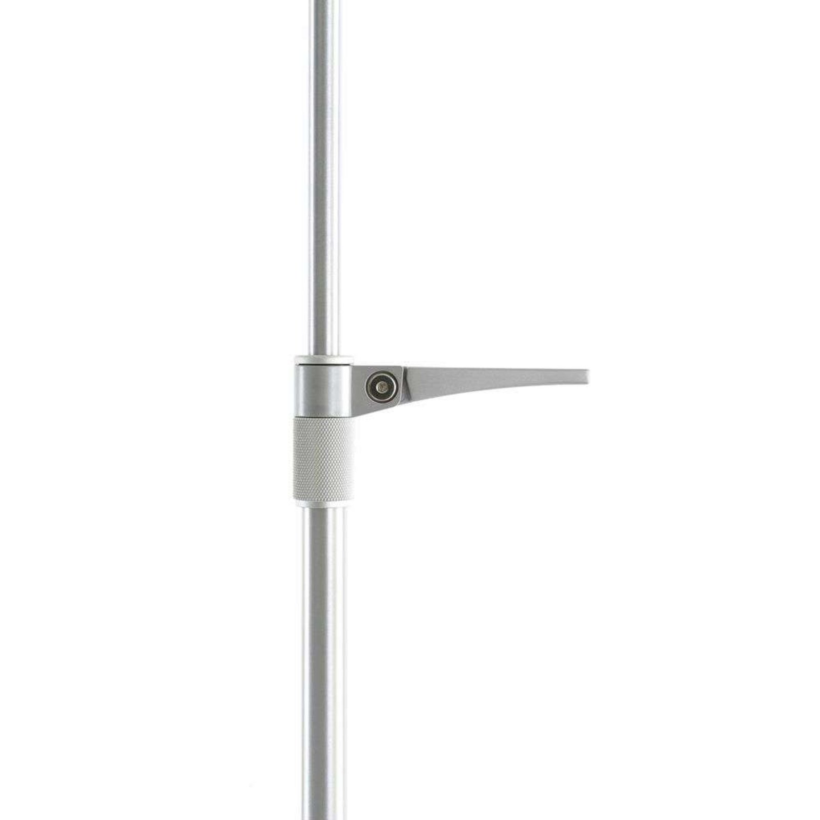 Lady Costanza Floor Lamp with Dimmer Black/Aluminium - Luceplan